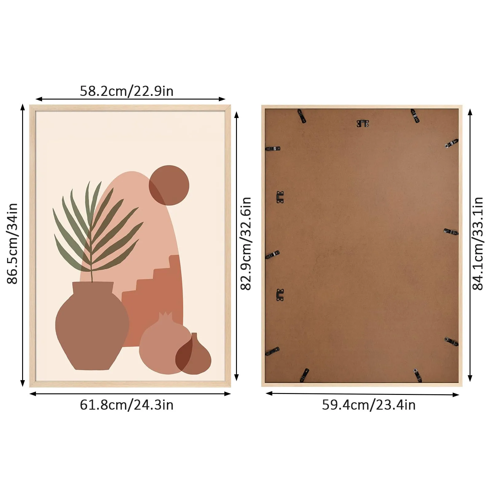 Ditwis Cornice A1 in Alluminio Color Naturale per Poster e Foto 59,4x84 cm - immagine 2