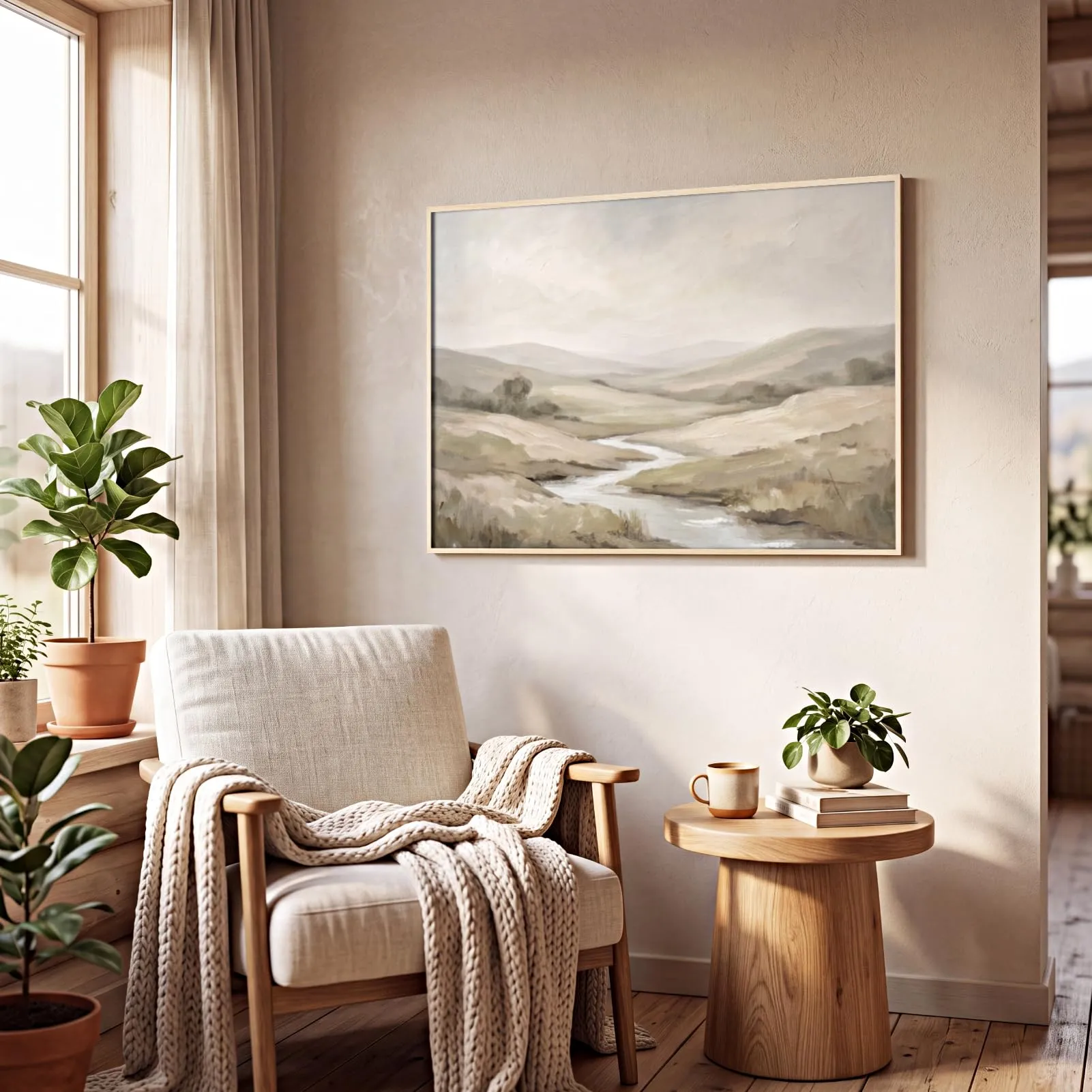 Ditwis Cornice in Alluminio 70x100 cm, Colore Naturale - immagine 6