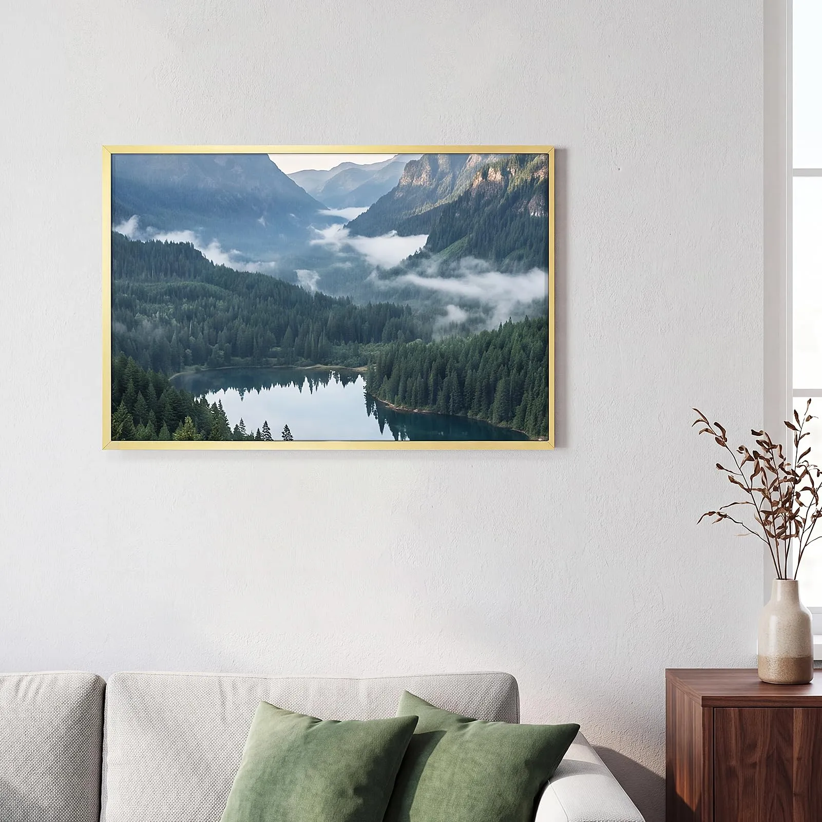Ditwis Cornice in Alluminio 60x90 cm, Oro - immagine 5