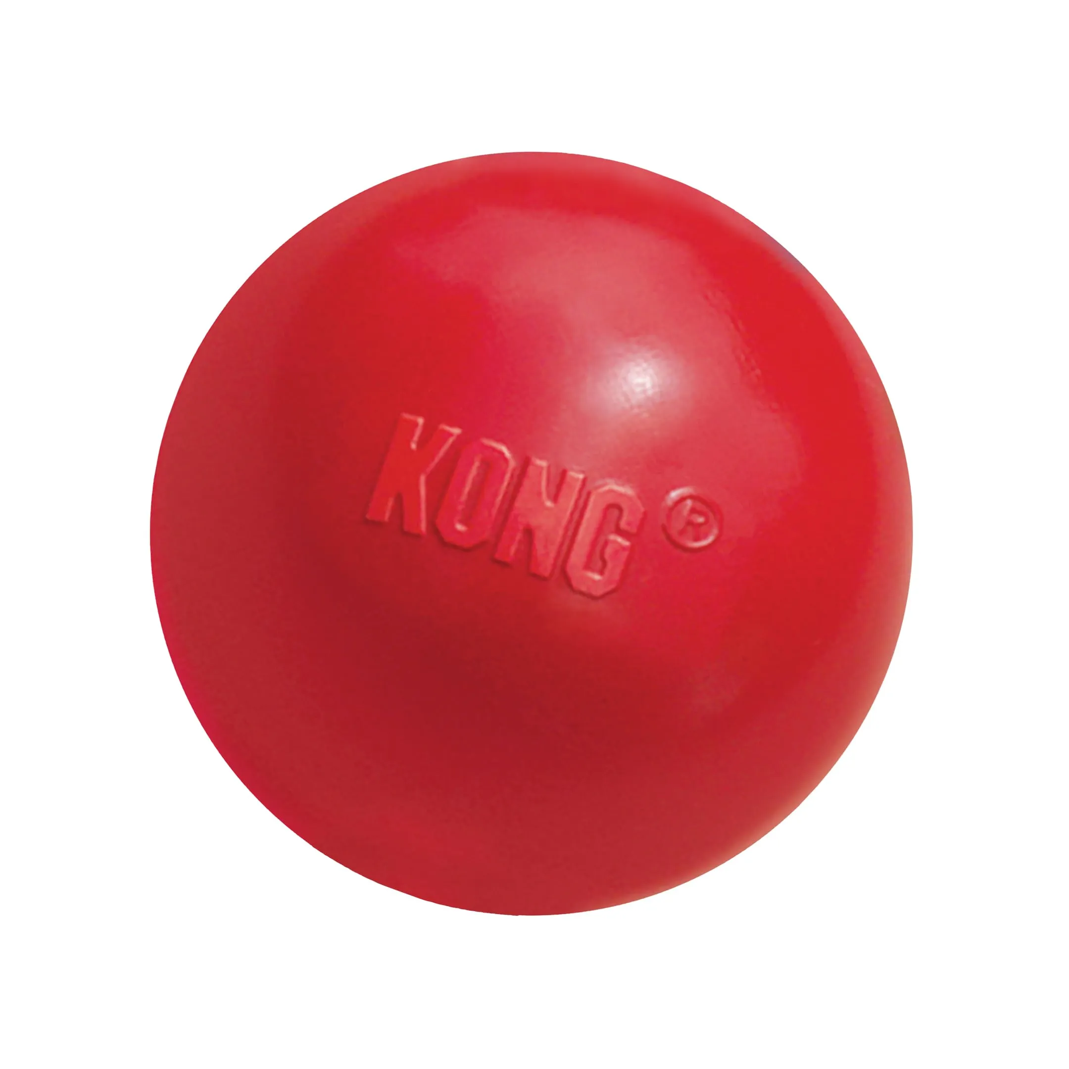 KONG Ball Palla da Riporto in Gomma, Rosso, Taglia Piccola - immagine 1
