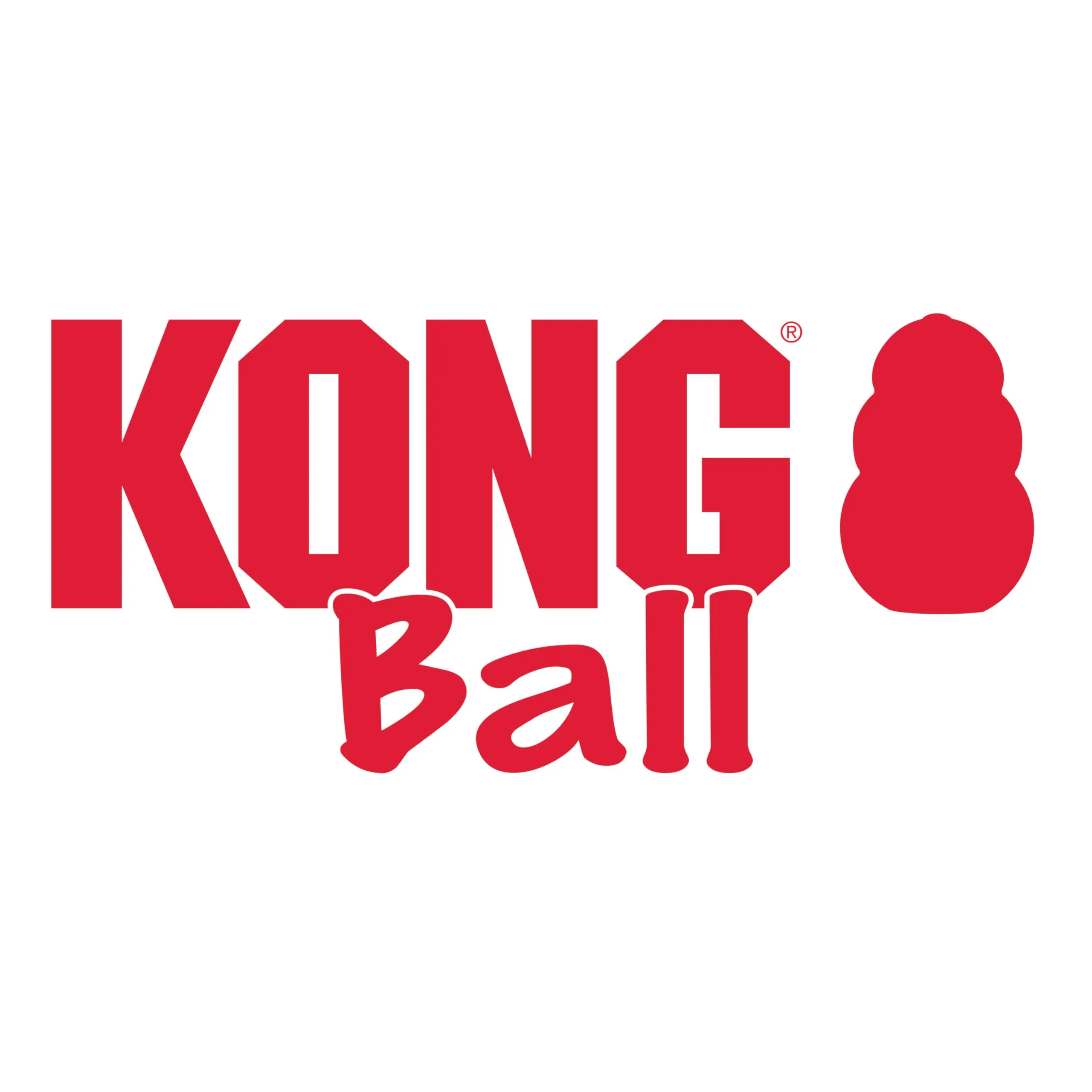 KONG Ball Palla da Riporto in Gomma, Rosso, Taglia Piccola - immagine 3