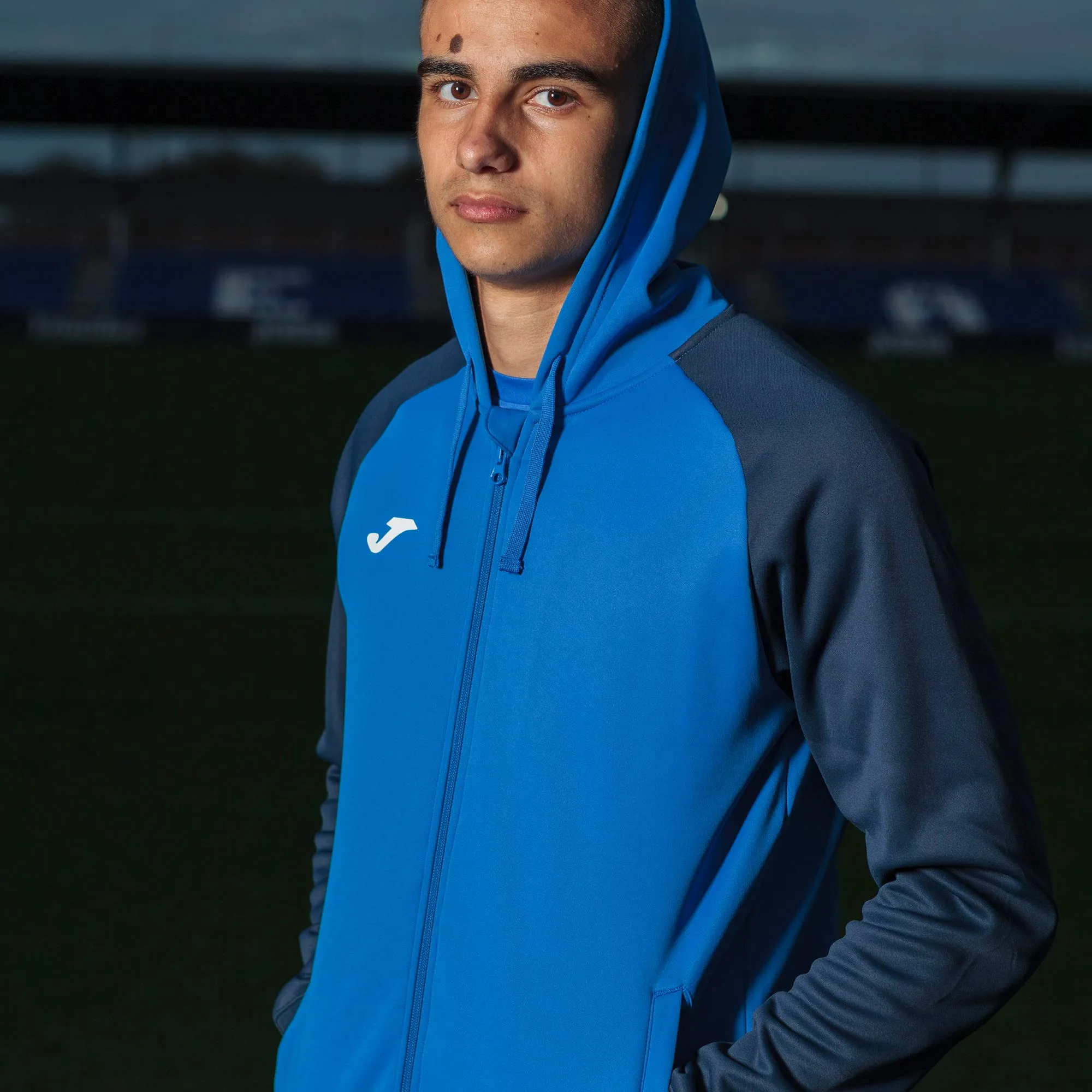 Joma Academy IV Hooded Jacket, Royal Navy, 6XS - immagine 4