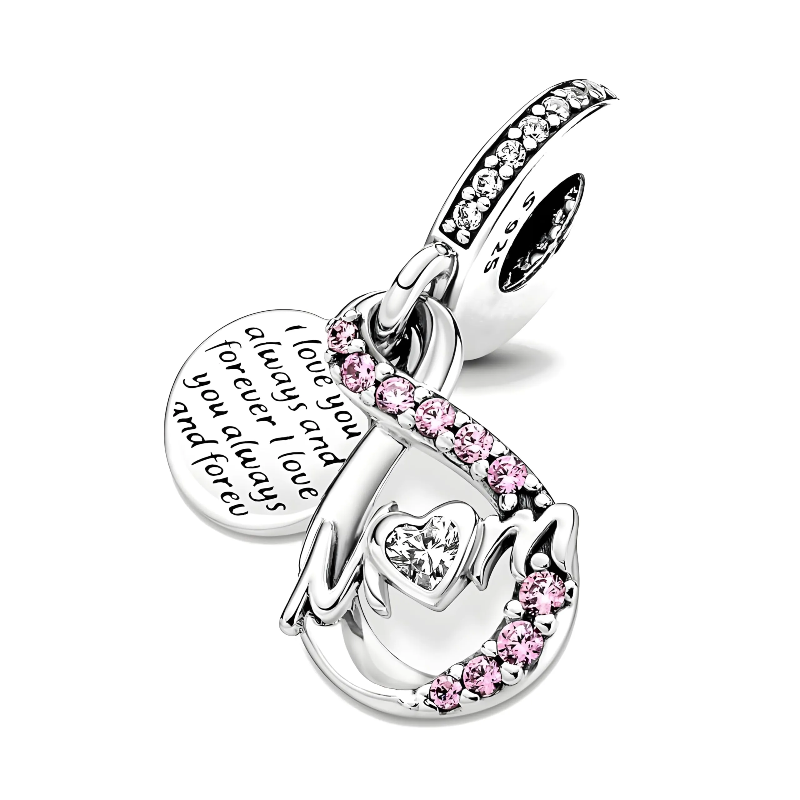 JCaleydo G 159 Charm in Argento Sterling 925 Compatibile con Bracciale Pandora - immagine 1