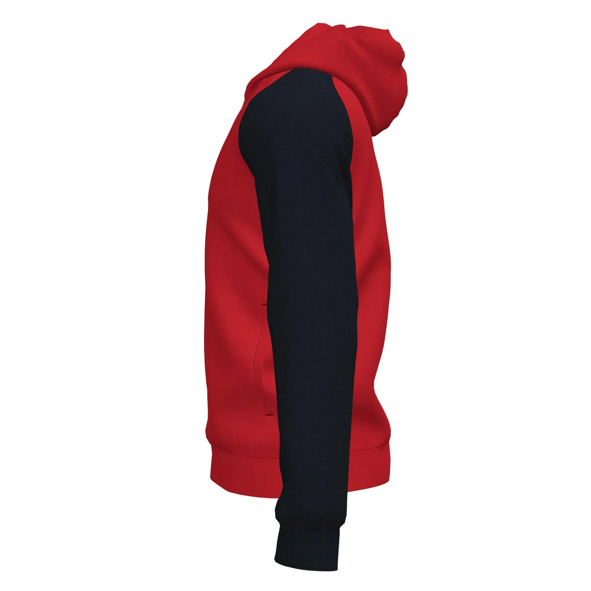 Joma Academy IV Giacca con Cappuccio, Rosso-Nero, S - immagine 3