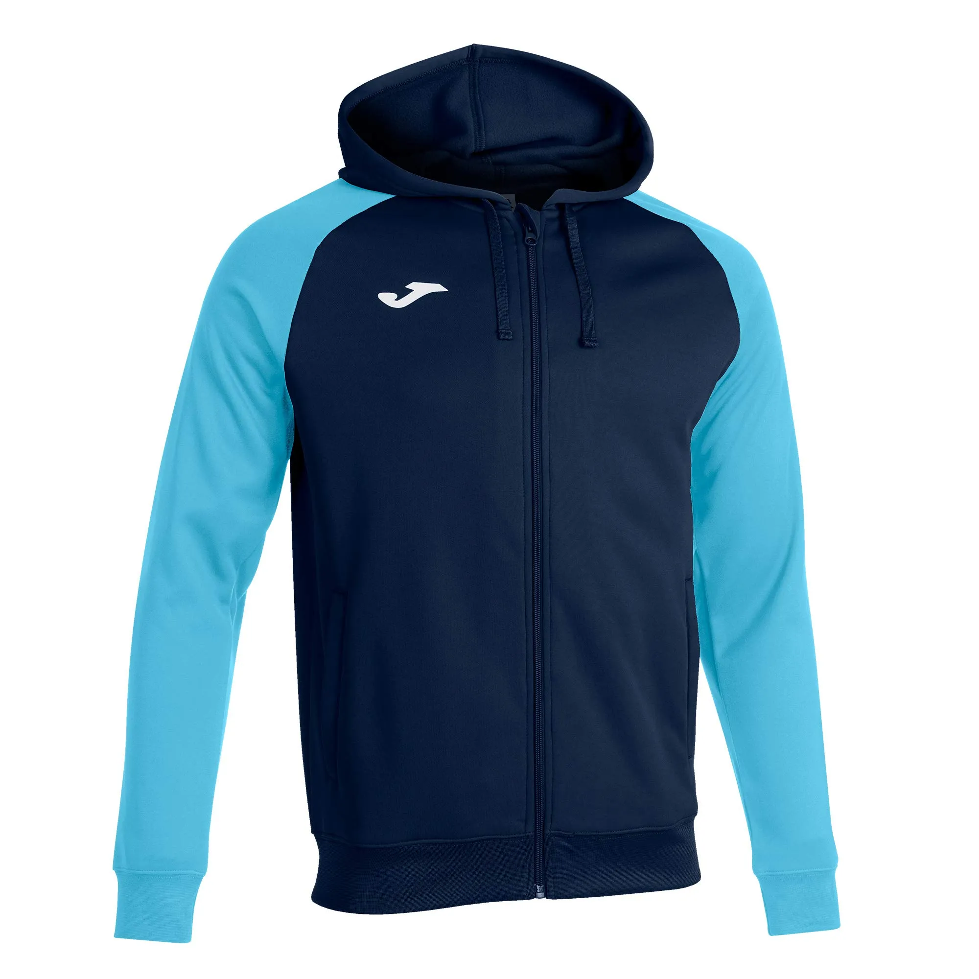 Joma Academy IV Giacca con Cappuccio, Navy - Fluor Turchese, XL - immagine 1