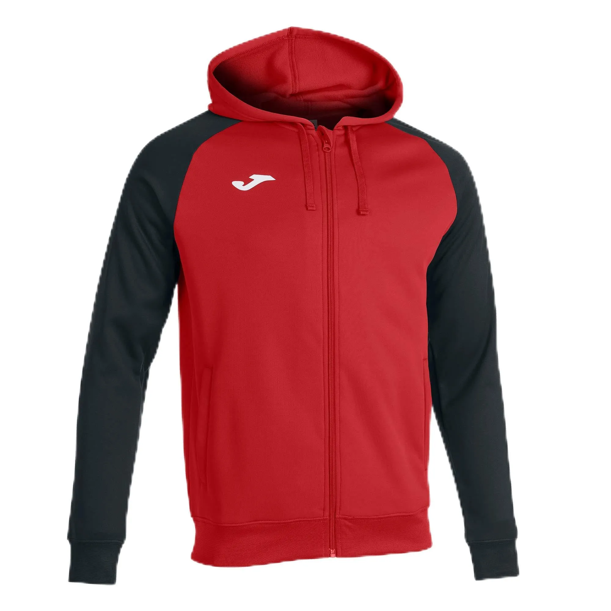 Joma Academy IV Giacca con Cappuccio, Rosso-Nero, L - immagine 1