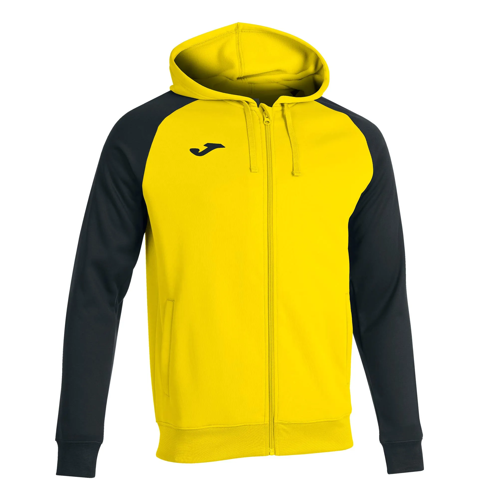 Joma Academy IV Giacca con Cappuccio, Giallo-Nero, XL - immagine 1