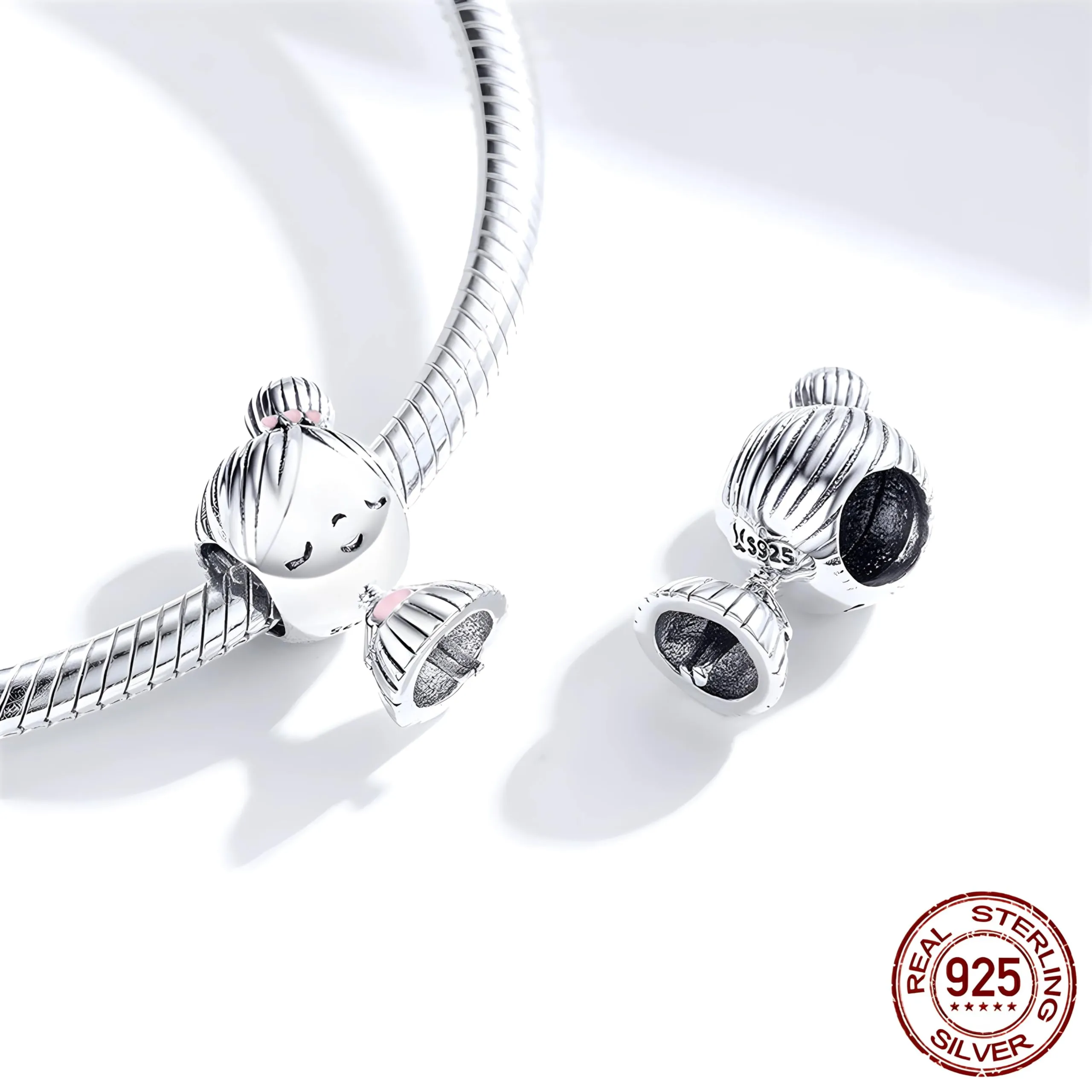 JCaleydo G 2 Charm Compatibile con Bracciale Pandora JC3G56 - immagine 3