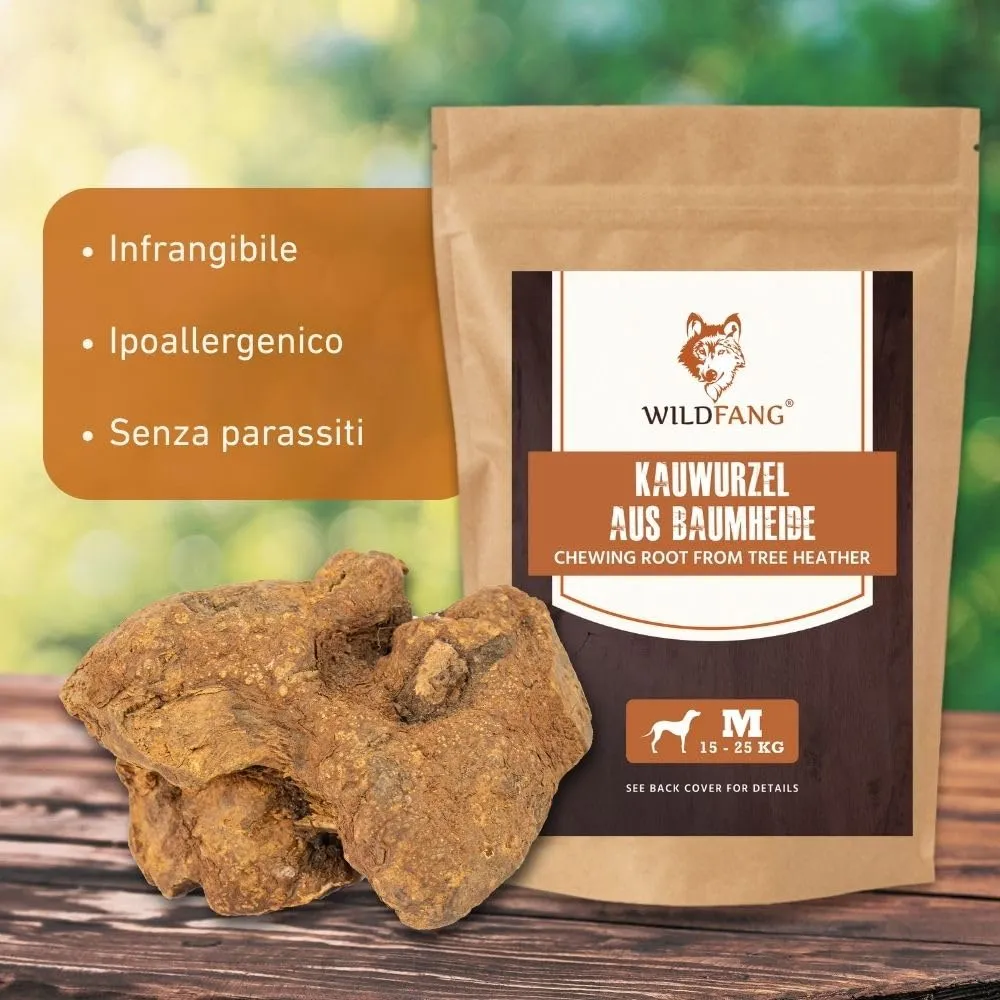 Wildfang Radice di Erica Arborea per Cani, Taglia M (15–25 kg), 1 pz - immagine 5