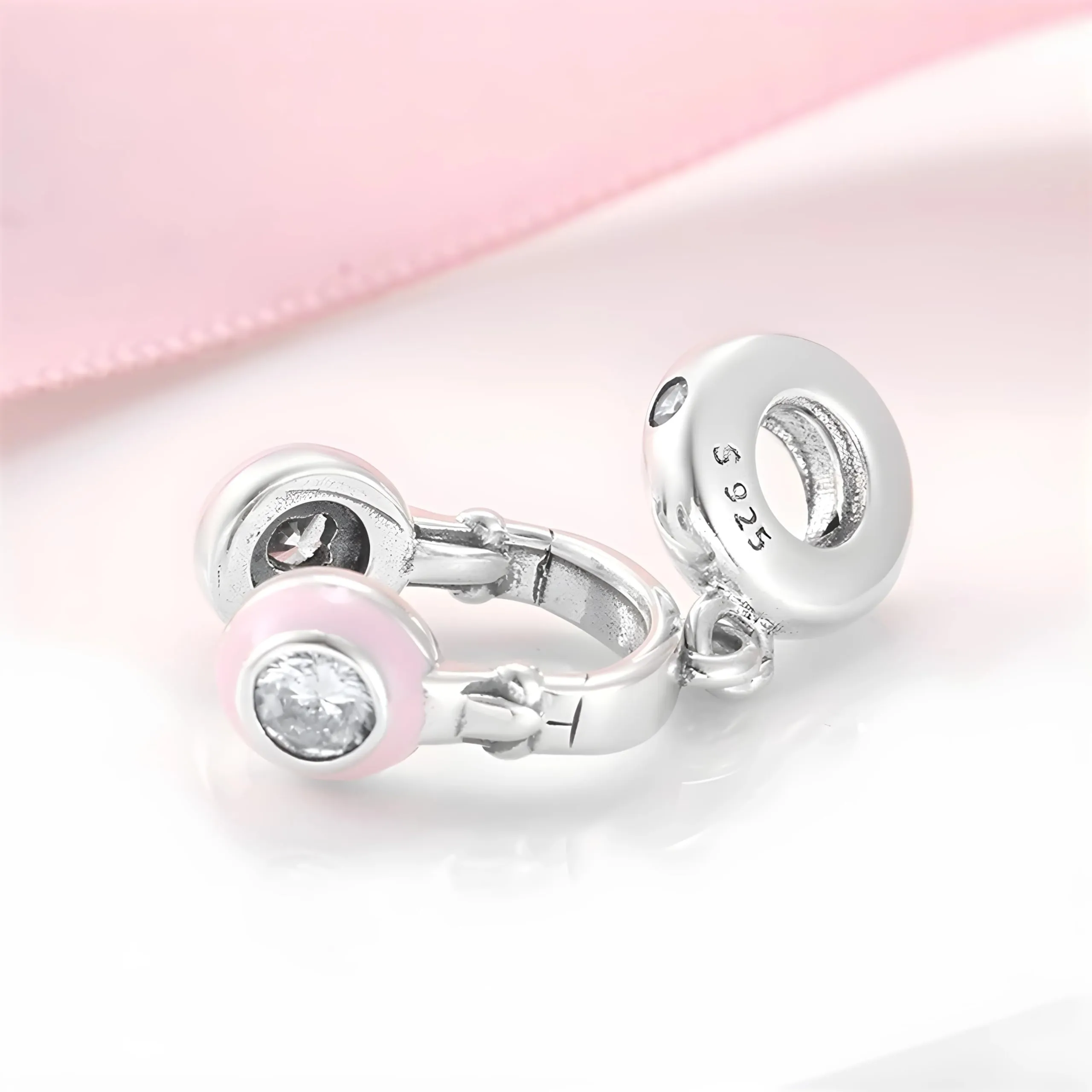 JCaleydo G102 Charm in Argento Sterling 925 Compatibile con Bracciale Pandora - immagine 3
