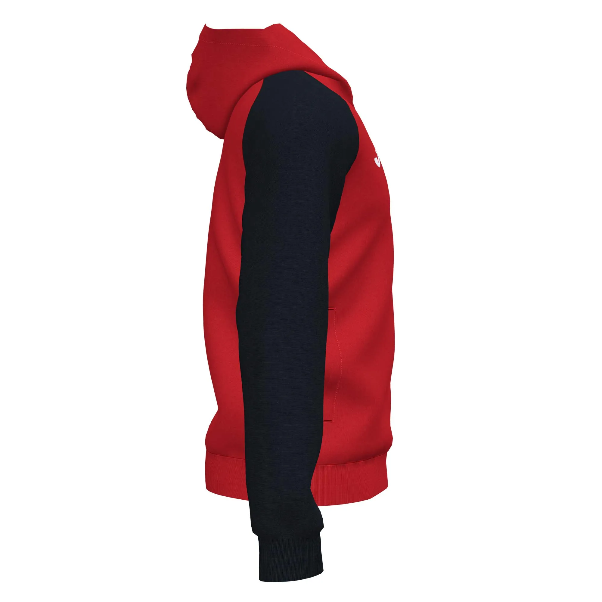 Joma Academy IV Giacca con Cappuccio, Rosso-Nero, M - immagine 4