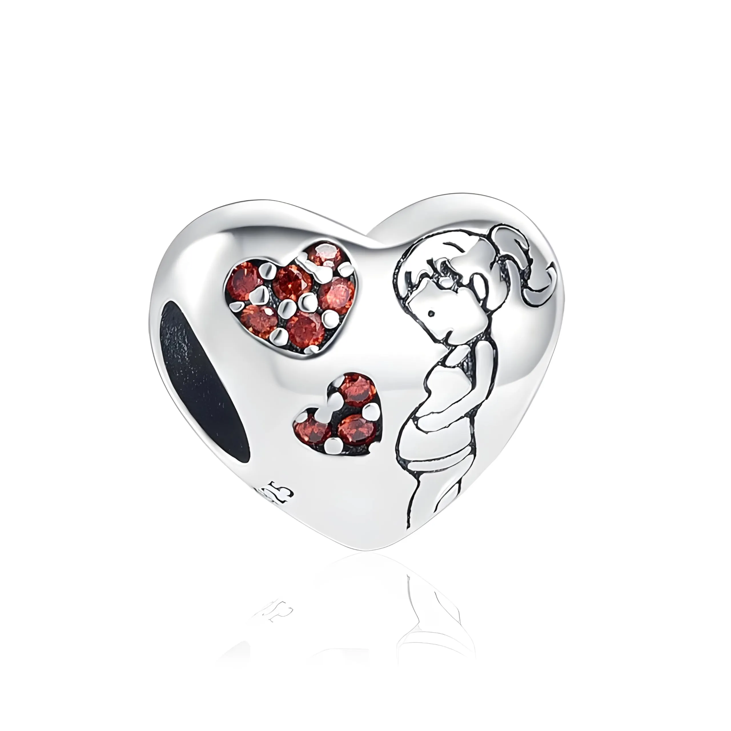 JCaleydo G 85 Charm in Argento Sterling 925 JC1016 Compatibile con Bracciale Pandora - immagine 1