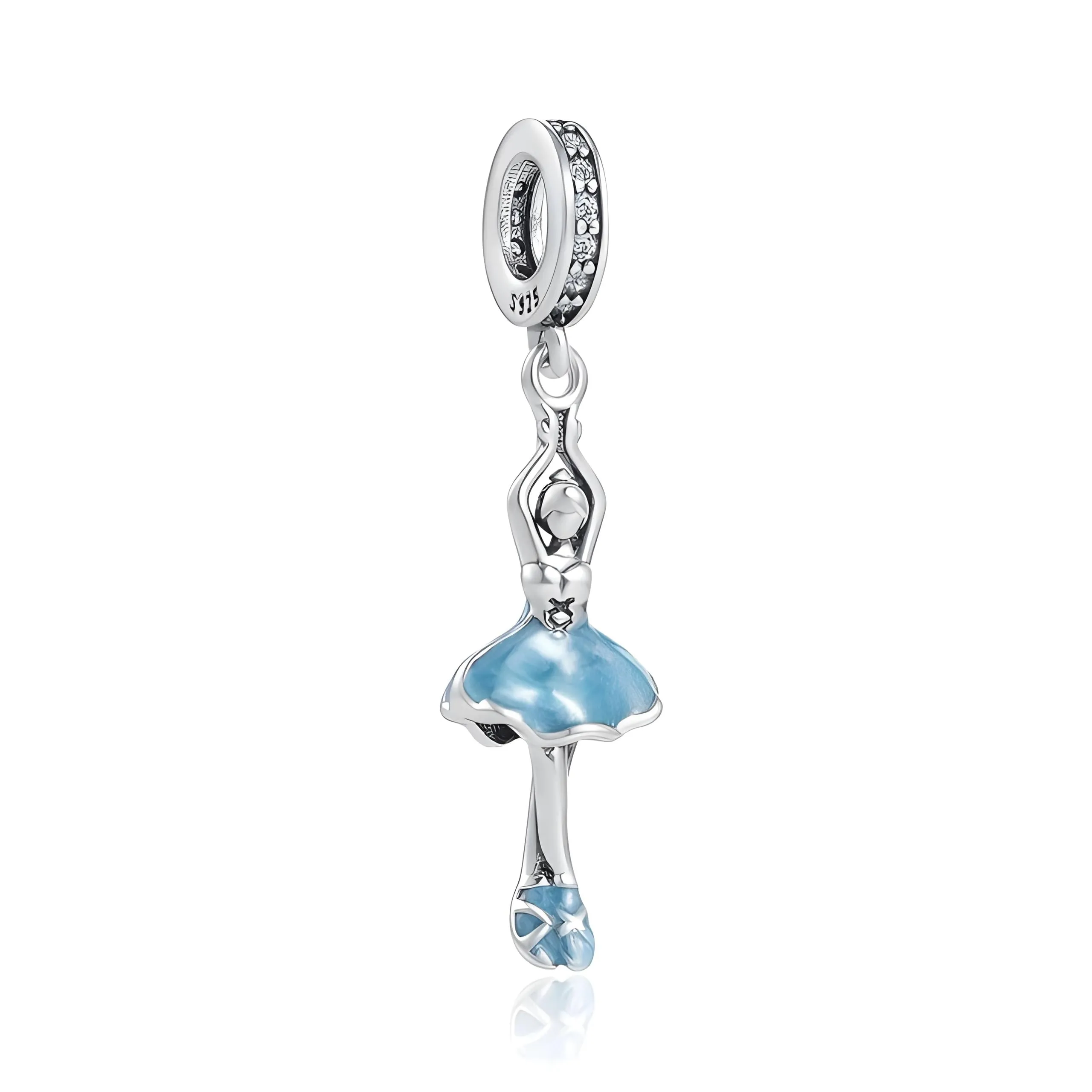 JCaleydo G 124 Charm in Argento Sterling 925 Compatibile con Bracciale Pandora JCB0932 - immagine 1