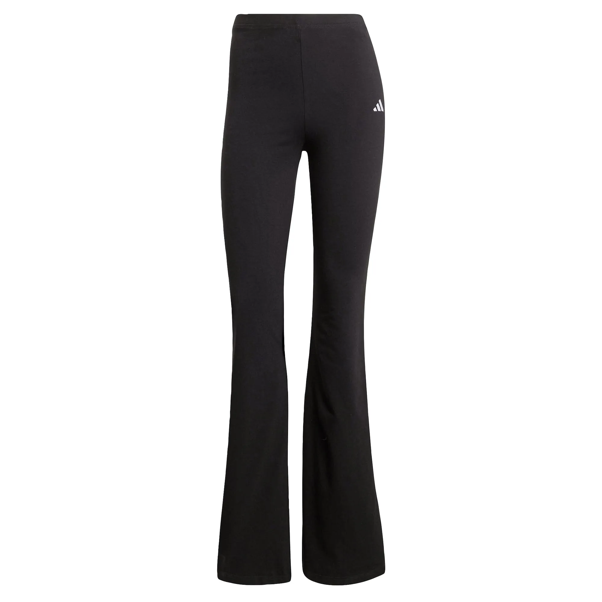 adidas Essentials Small Logo Flared Leggings Tights, Black/White, XS - immagine 1