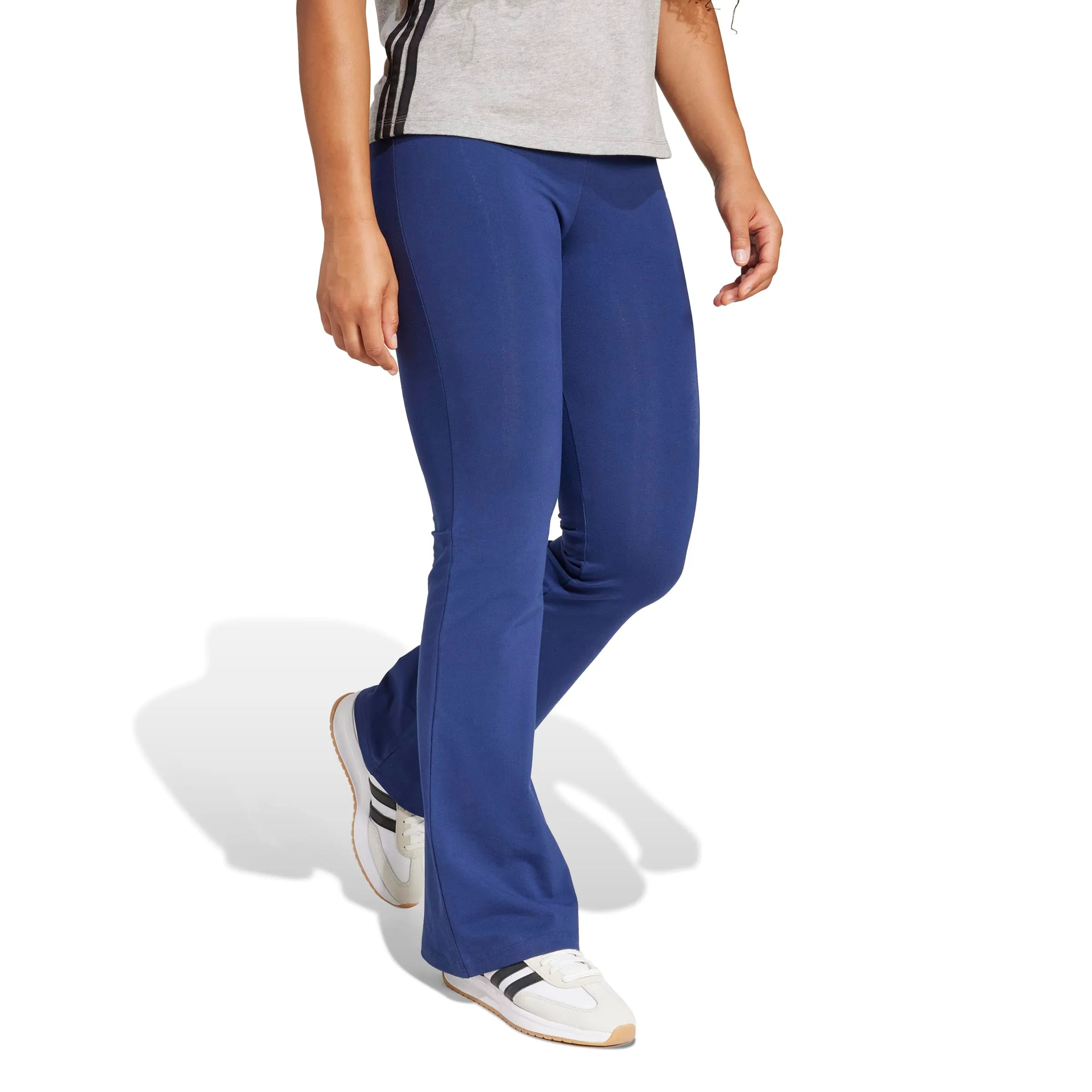 adidas Essentials Small Logo Flared Leggings Tights, Dark Blue/White, XS - immagine 3