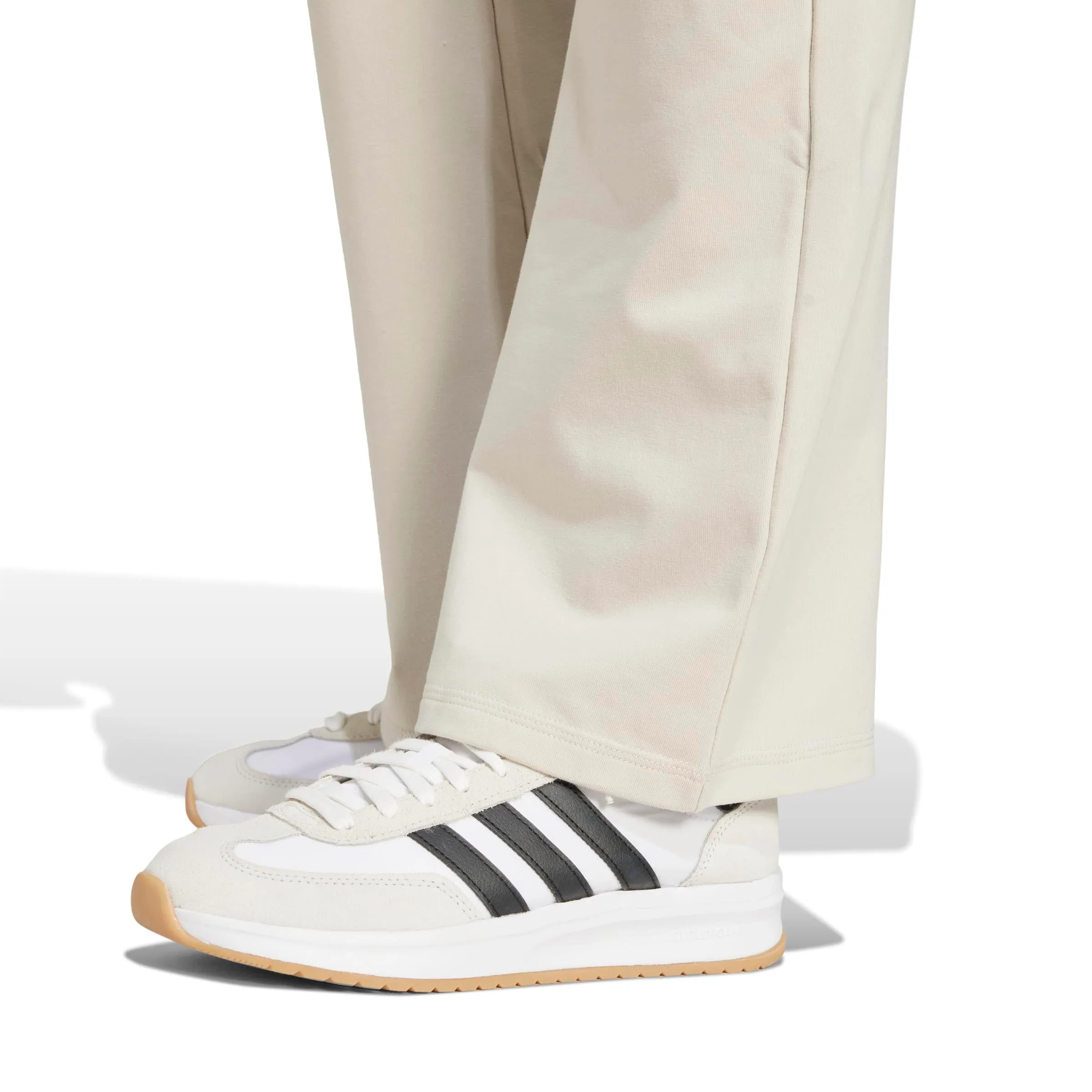 adidas Essentials Small Logo Flared Leggings Tights, Wonder Alumina/White, S - immagine 4