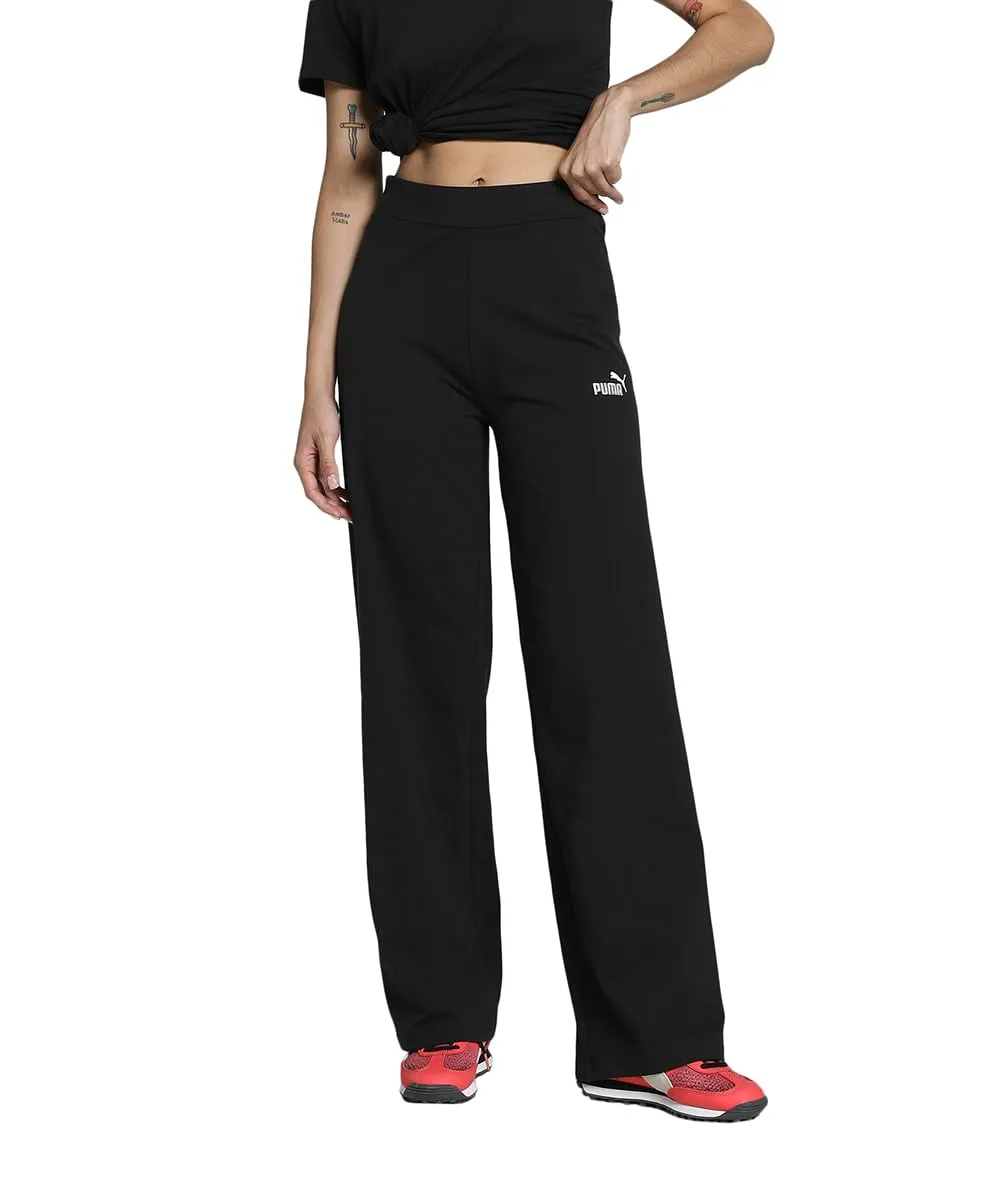 PUMA Ess Small No. 1 Logo High-Waist Straight Leggings, Puma Black, L - immagine 1