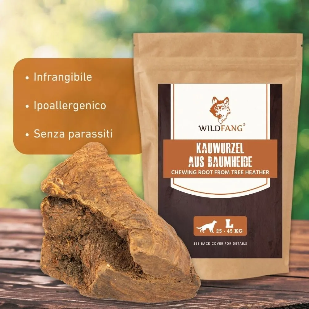 Wildfang Radice di Erica Arborea per Cani, Taglia L (25–45 kg), 3 pz - immagine 5