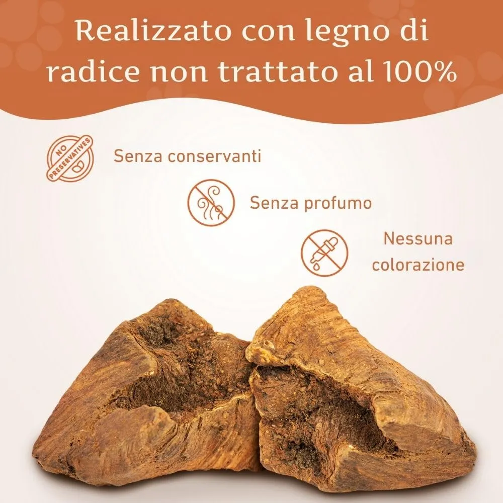 Wildfang Radice di Erica Arborea per Cani, Taglia L (25–45 kg), 3 pz - immagine 6