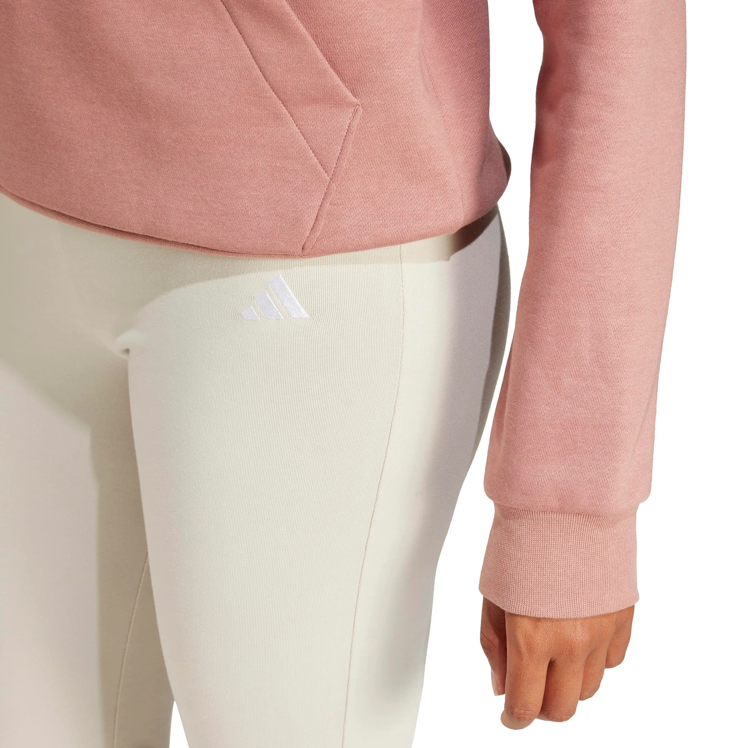 adidas Essentials Small Logo Flared Leggings Tights, Wonder Alumina/White, XS - immagine 5