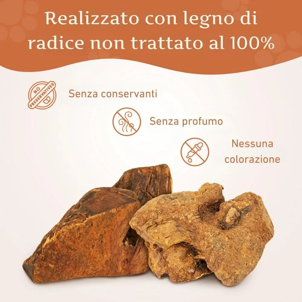 Wildfang Radice di Erica Arborea per Cani, Taglia M (15–25 kg), 3 pz - immagine 6