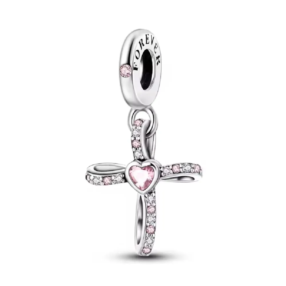JCaleydo Charm in Argento Sterling 925 con Zirconie Sintetiche, compatibile con Pandora, G285 - immagine 1