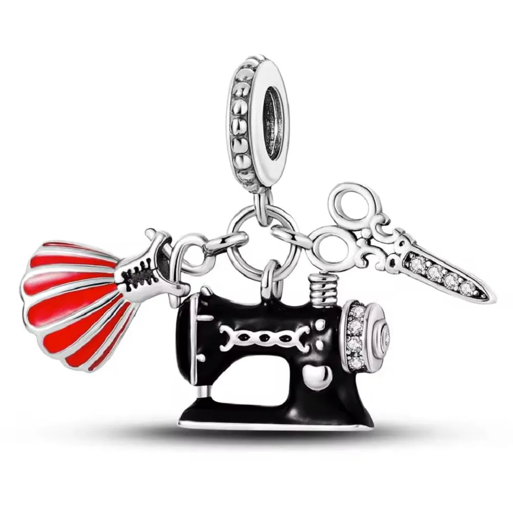 JCaleydo Charm in Argento Sterling 925 con Zirconie Sintetiche, compatibile con Pandora - immagine 1