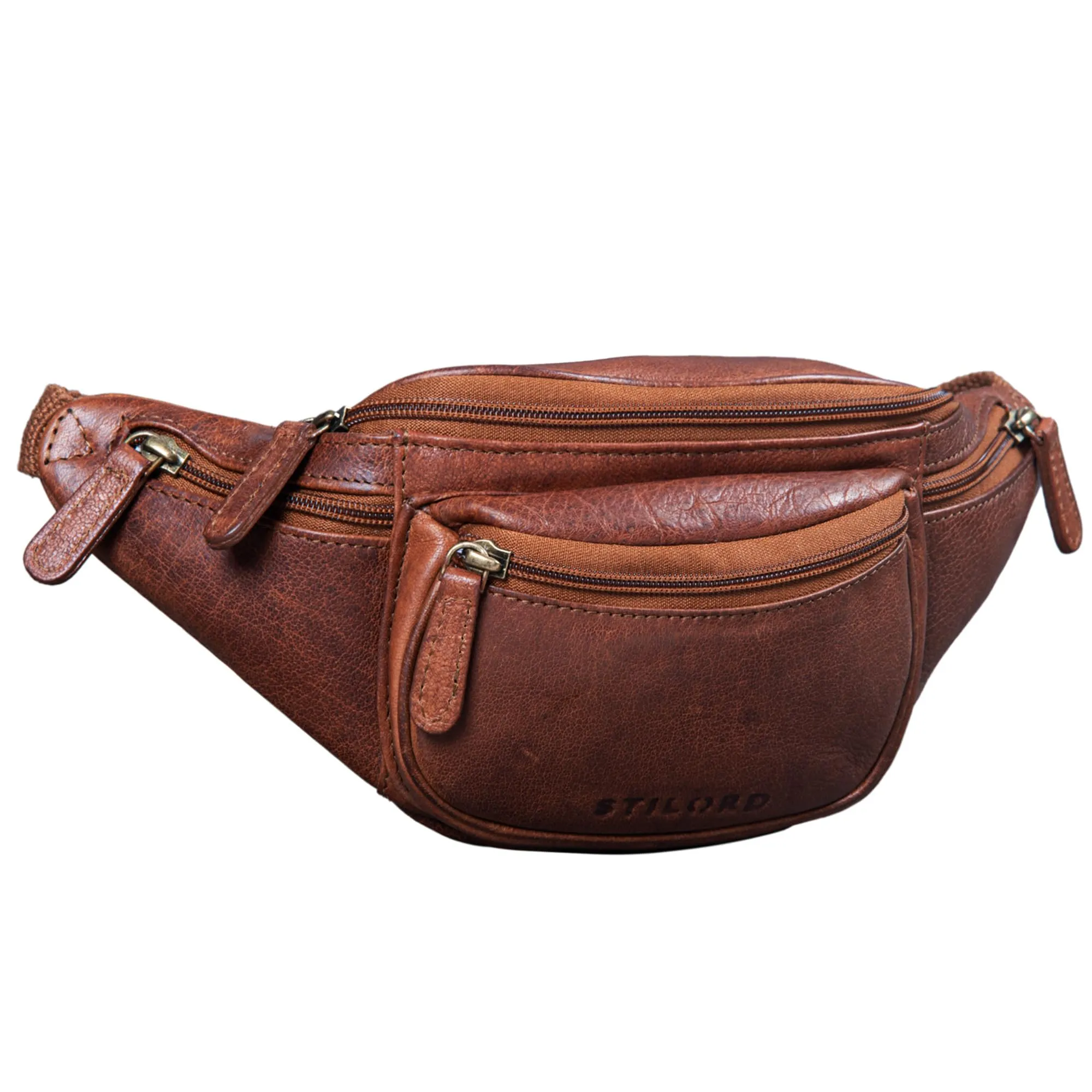STILORD Eliah Marsupio in pelle di bufalo vintage da uomo e donna, Maraska - Marrone - immagine 3