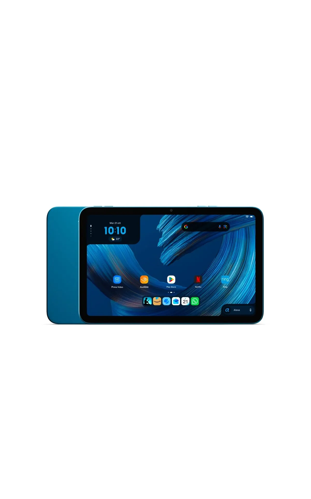 Amazon Alexa Tablet 8, 4 GB RAM, 128 GB, 8.7", Turchese - immagine 1