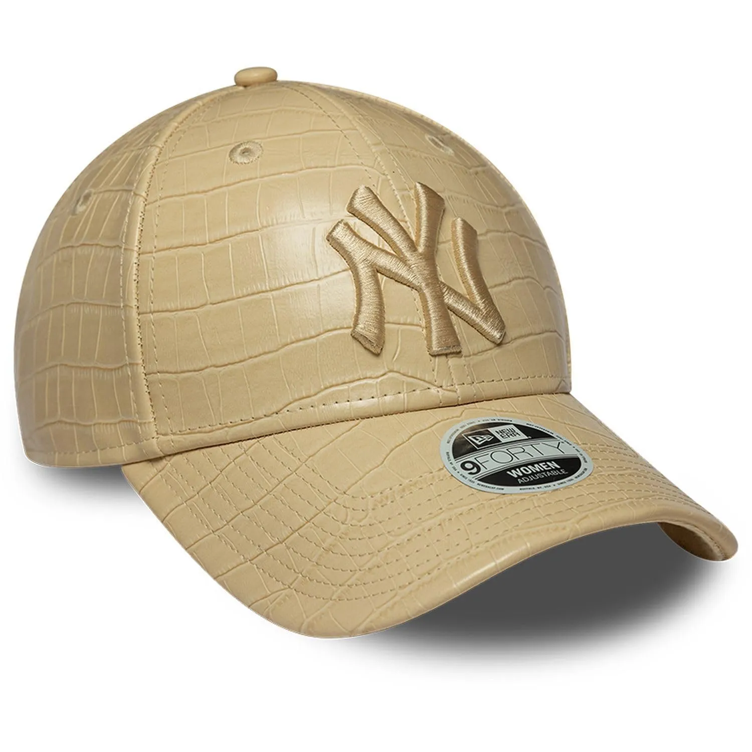 New Era New York Yankees Cappello da Donna, Beige Chiaro, Taglia Unica - immagine 4