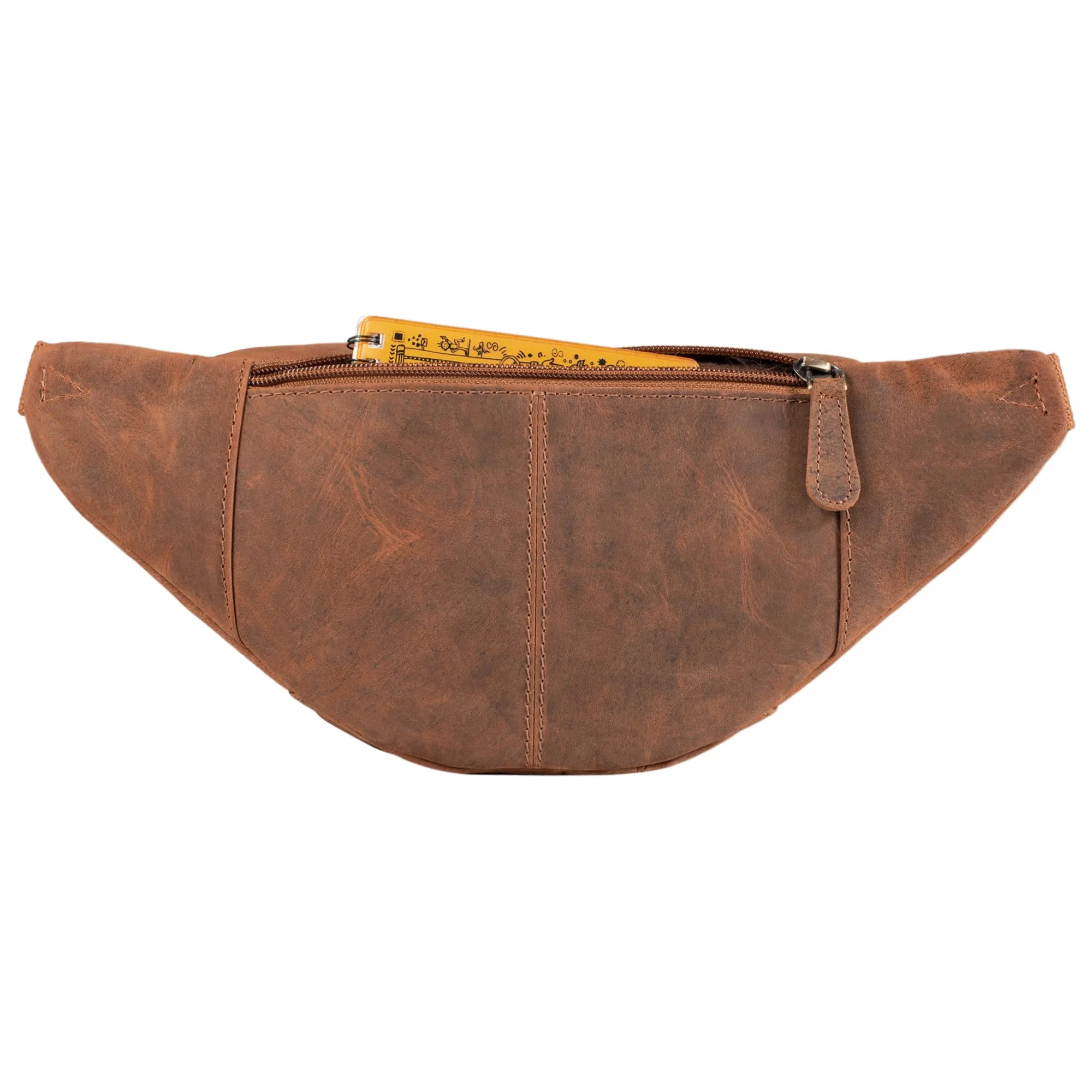 STILORD Eliah Marsupio in pelle di bufalo vintage, tan marrone scuro - immagine 6