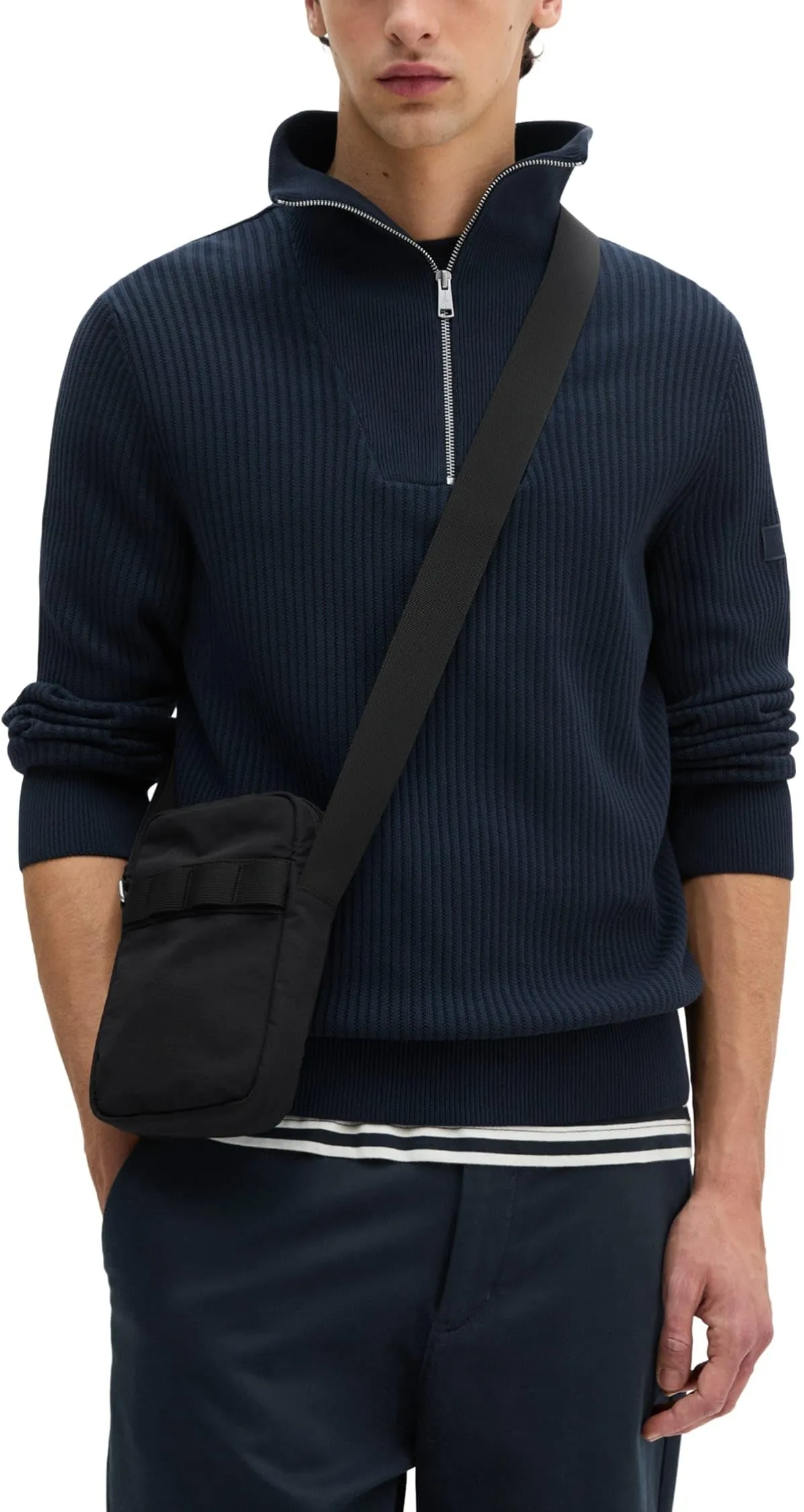 Marc O'Polo Borsa a tracolla crossbody bag piccola Nero - immagine 8