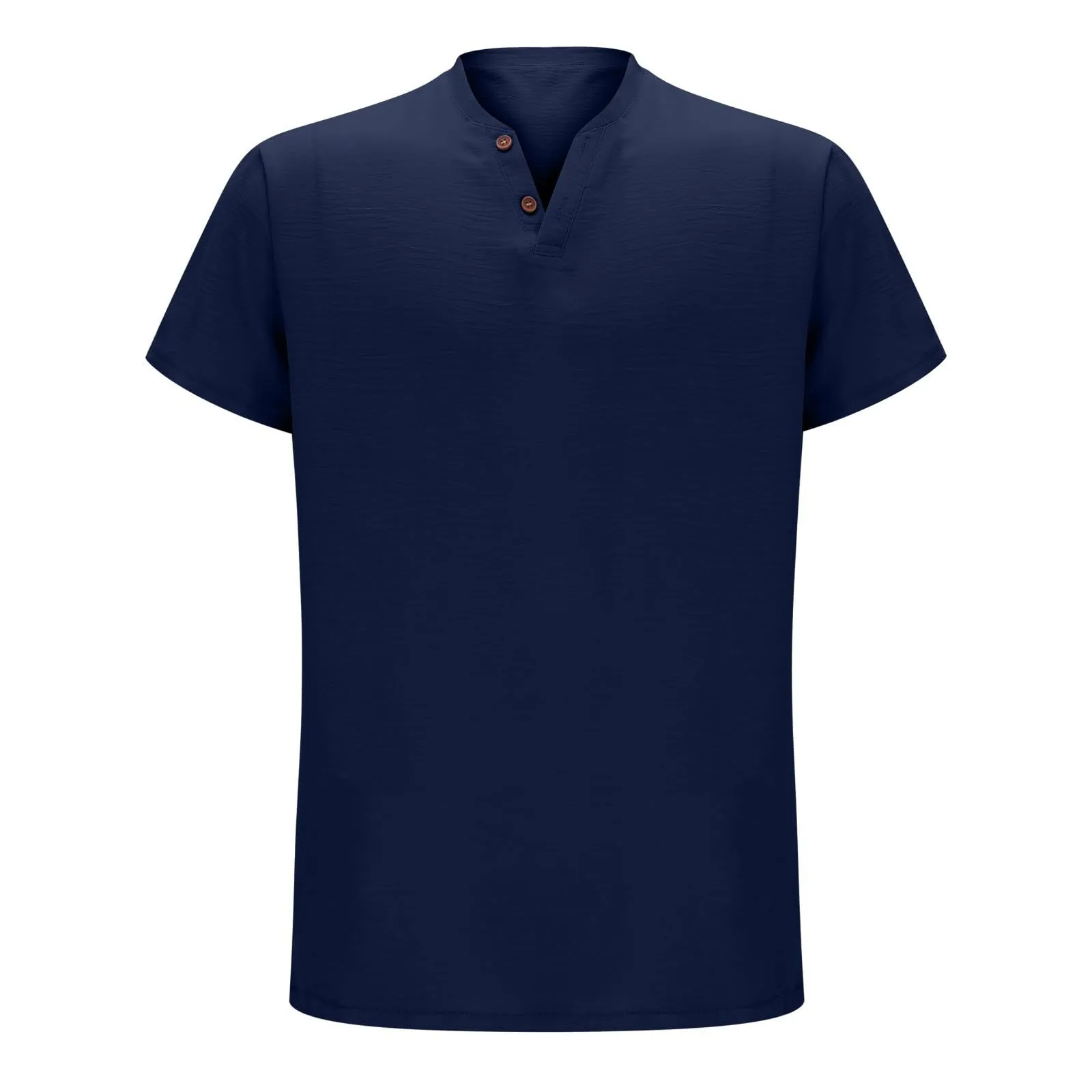 Generico Maglietta Arancione Uomo S Camicia Militare Cotone Manica Lunga - immagine 4