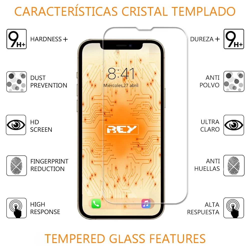 REY Pellicola salvaschermo in vetro temperato per Nintendo Switch OLED - immagine 2