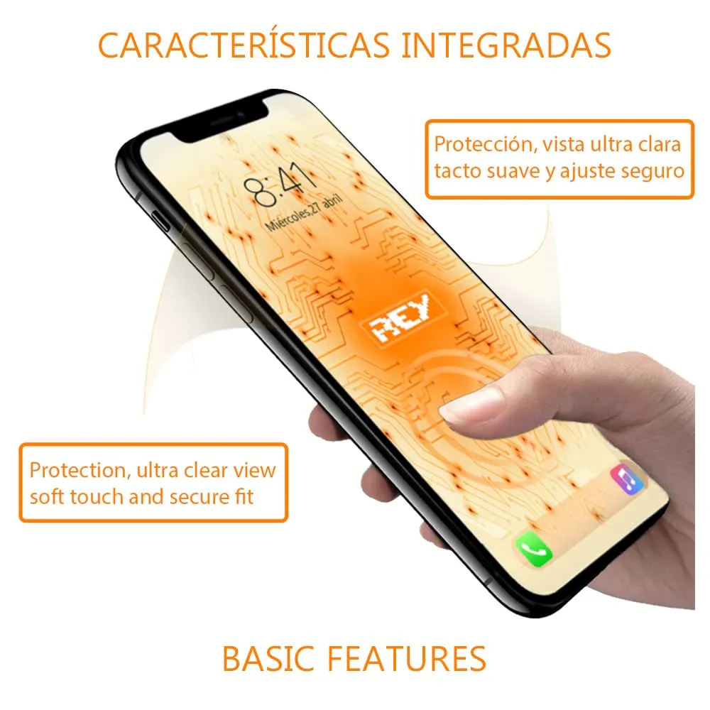 REY Pellicola salvaschermo in vetro temperato per Nintendo Switch OLED - immagine 4