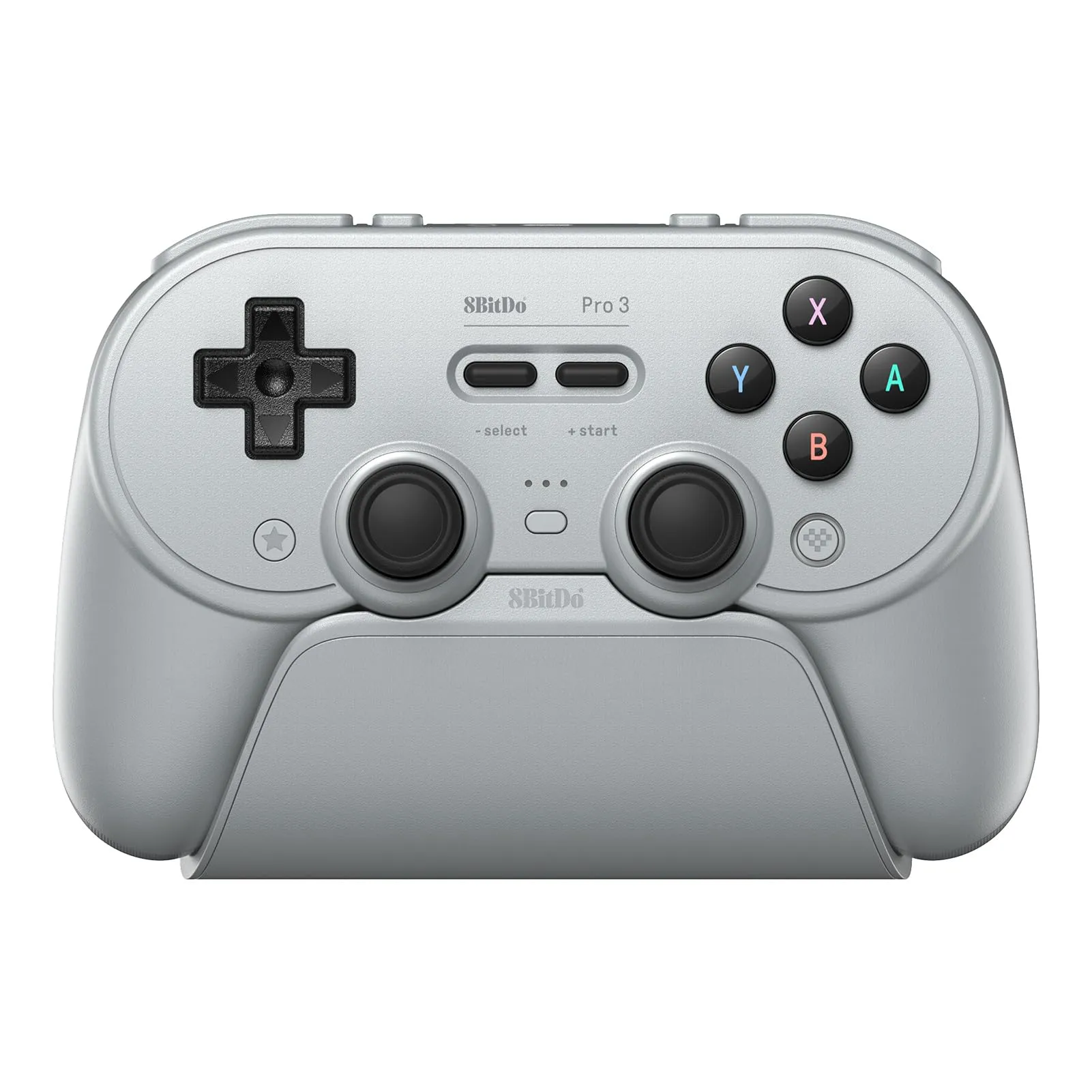 8BitDo Pro 3 Bluetooth Controller for Switch, Switch 2, Windows, Apple, SteamOS, Android - Gray - immagine 1