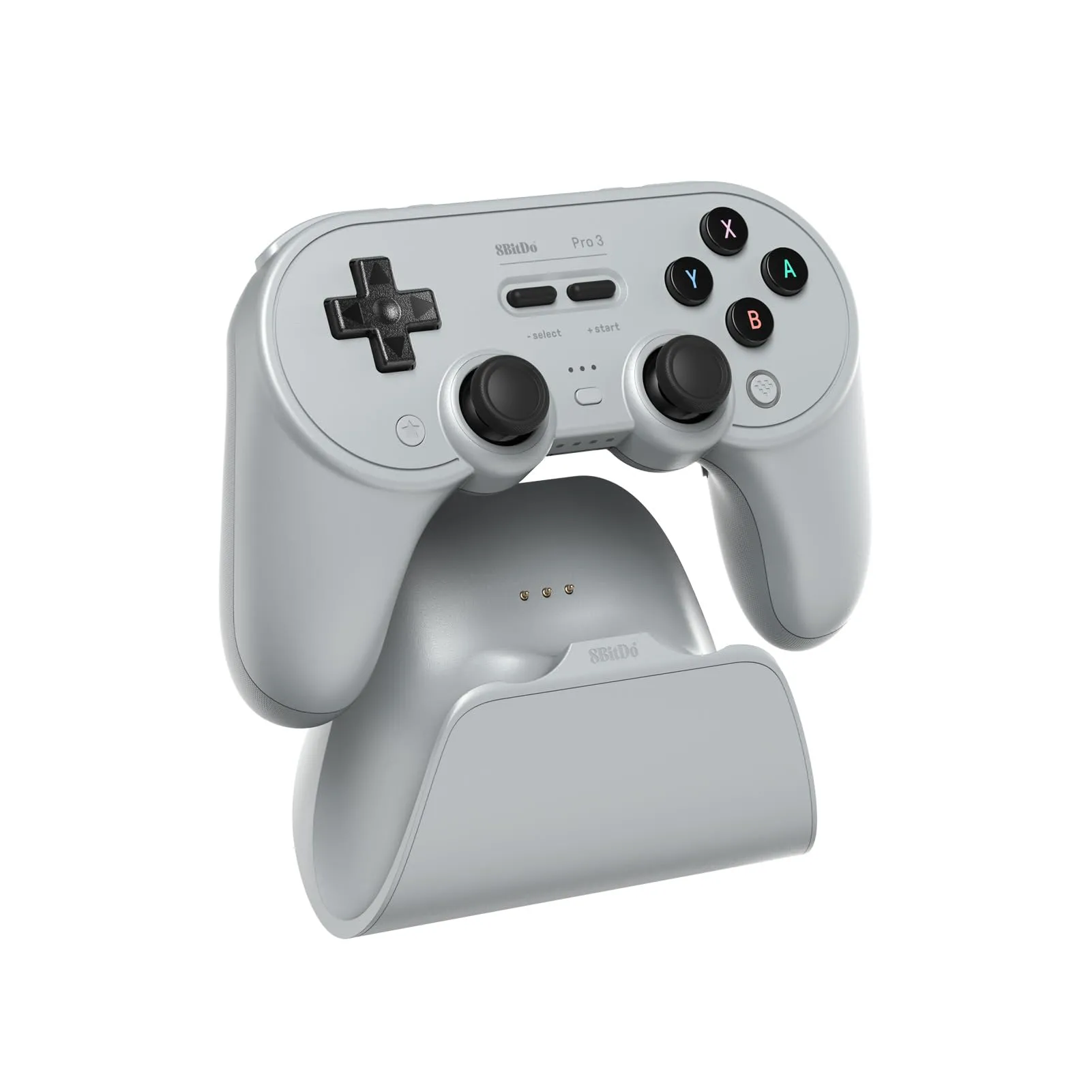 8BitDo Pro 3 Bluetooth Controller for Switch, Switch 2, Windows, Apple, SteamOS, Android - Gray - immagine 2