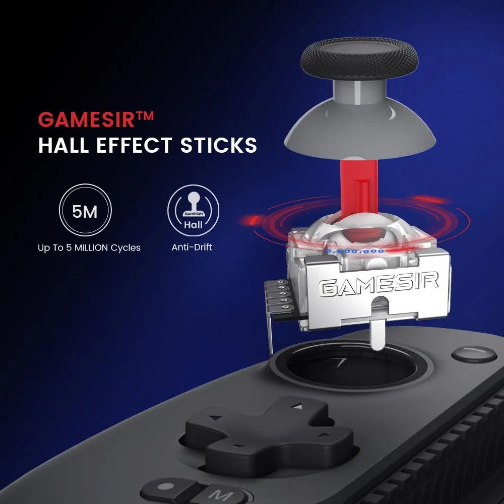 GameSir G8 Plus Bluetooth Controller for Switch, iOS, Android, Tablet - Hall Effect Joysticks and Triggers - immagine 2
