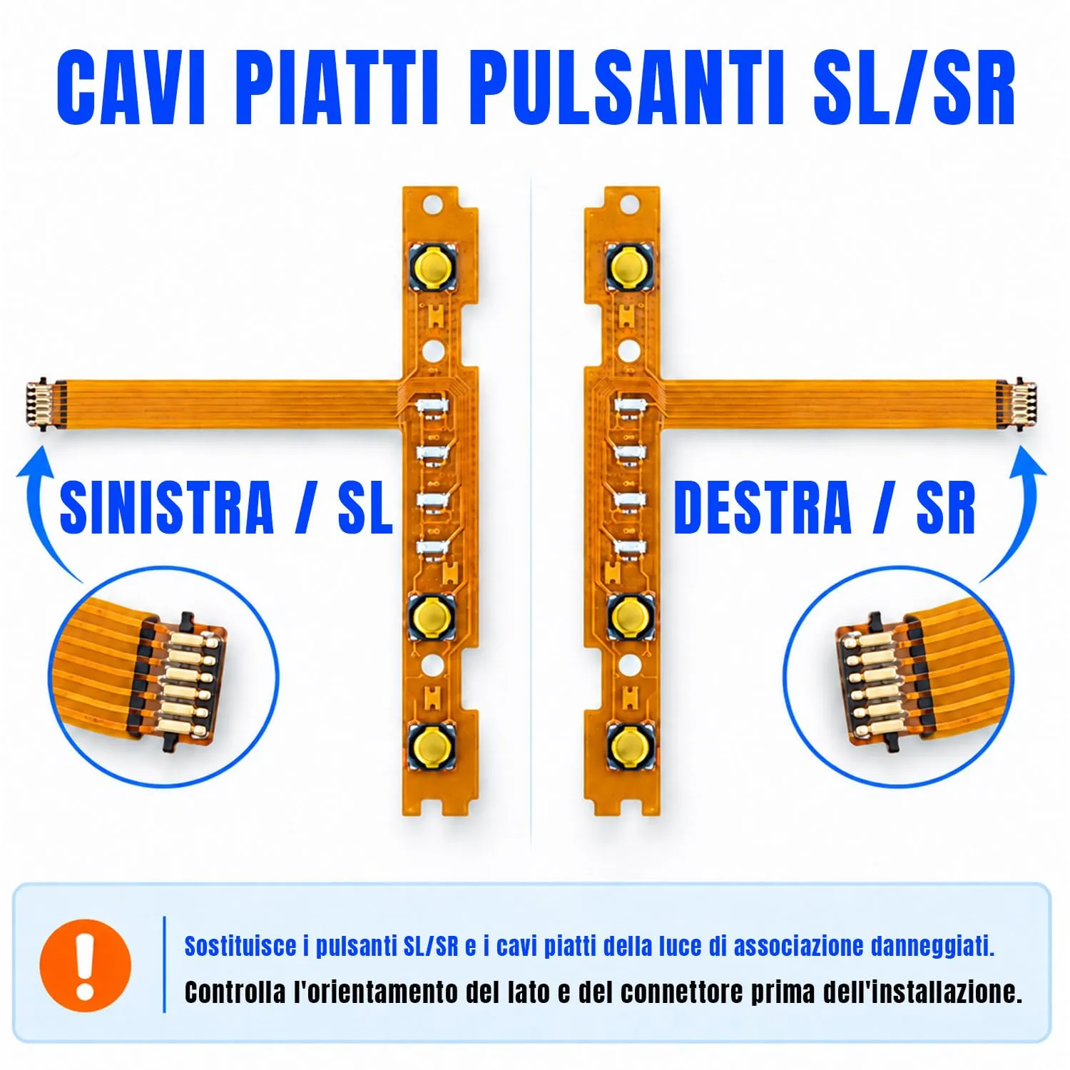 Mcbazel 18 in 1 Kit di Riparazione per Joy-Con Nintendo Switch con Cacciaviti, Joystick Analogici 3D SL/SR e Cavi Flessibili - immagine 8