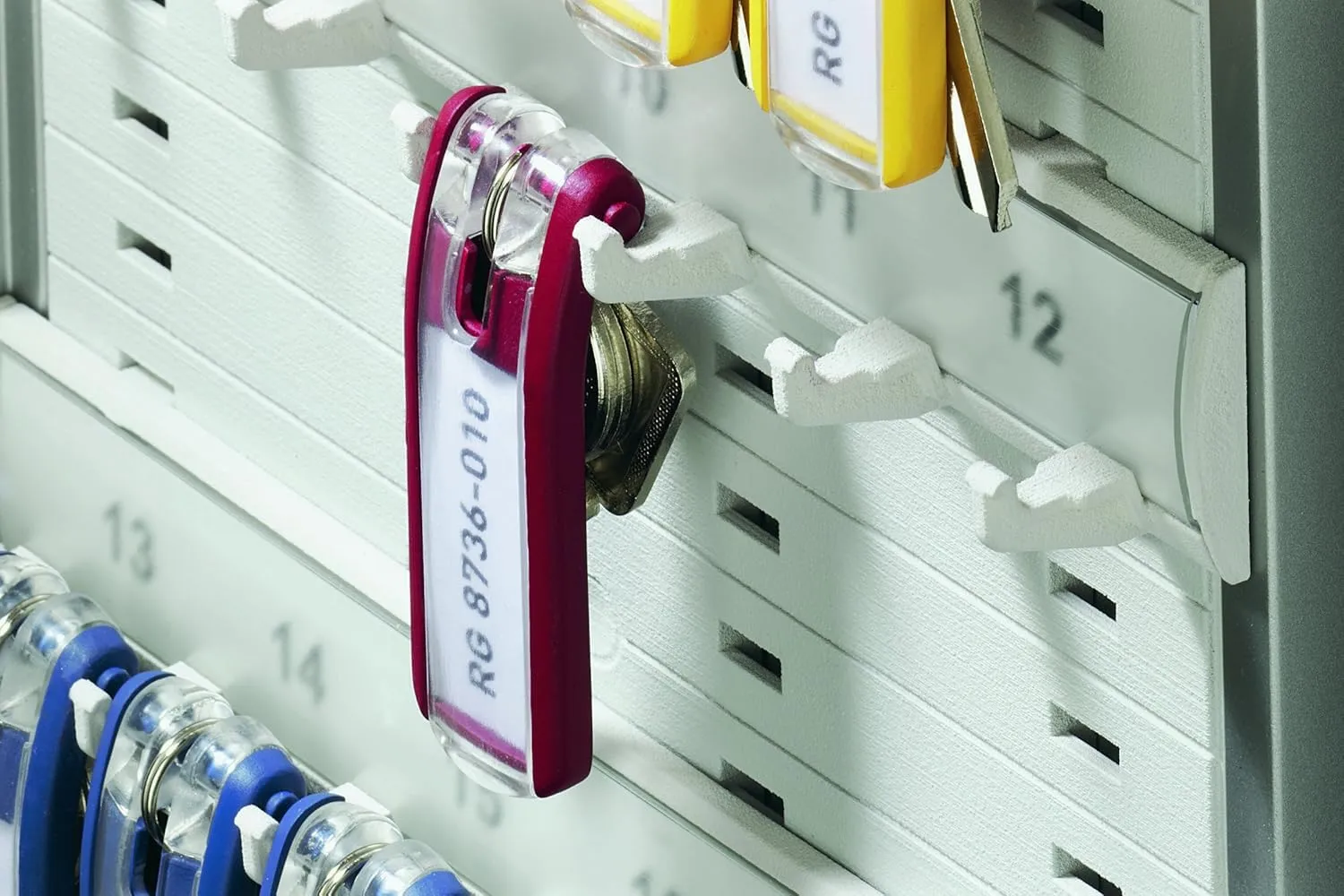 Durable Key Clip Portachiavi, 6 pezzi, blu scuro, 195707 - immagine 6