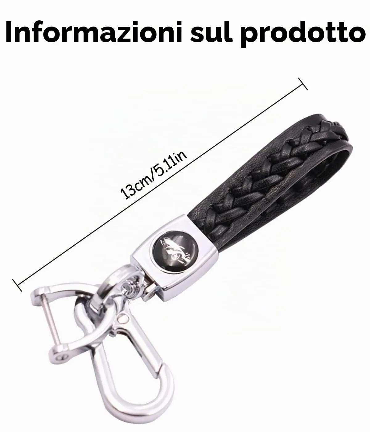 LICHUANUK Portachiavi in pelle per auto, 2 pezzi - immagine 2