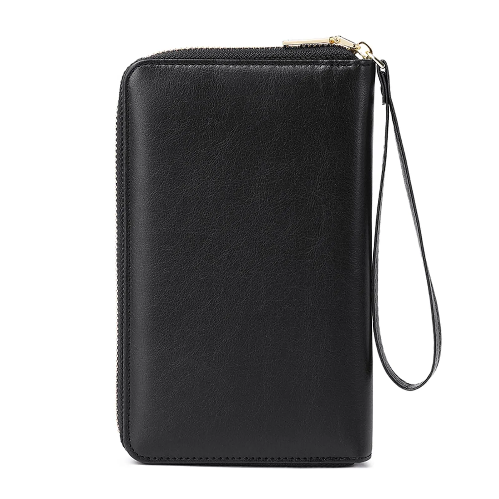 Toctax Custodia per Passaporto in Pelle RFID, Nero B, 19 x 11.5 x 2 cm - immagine 2