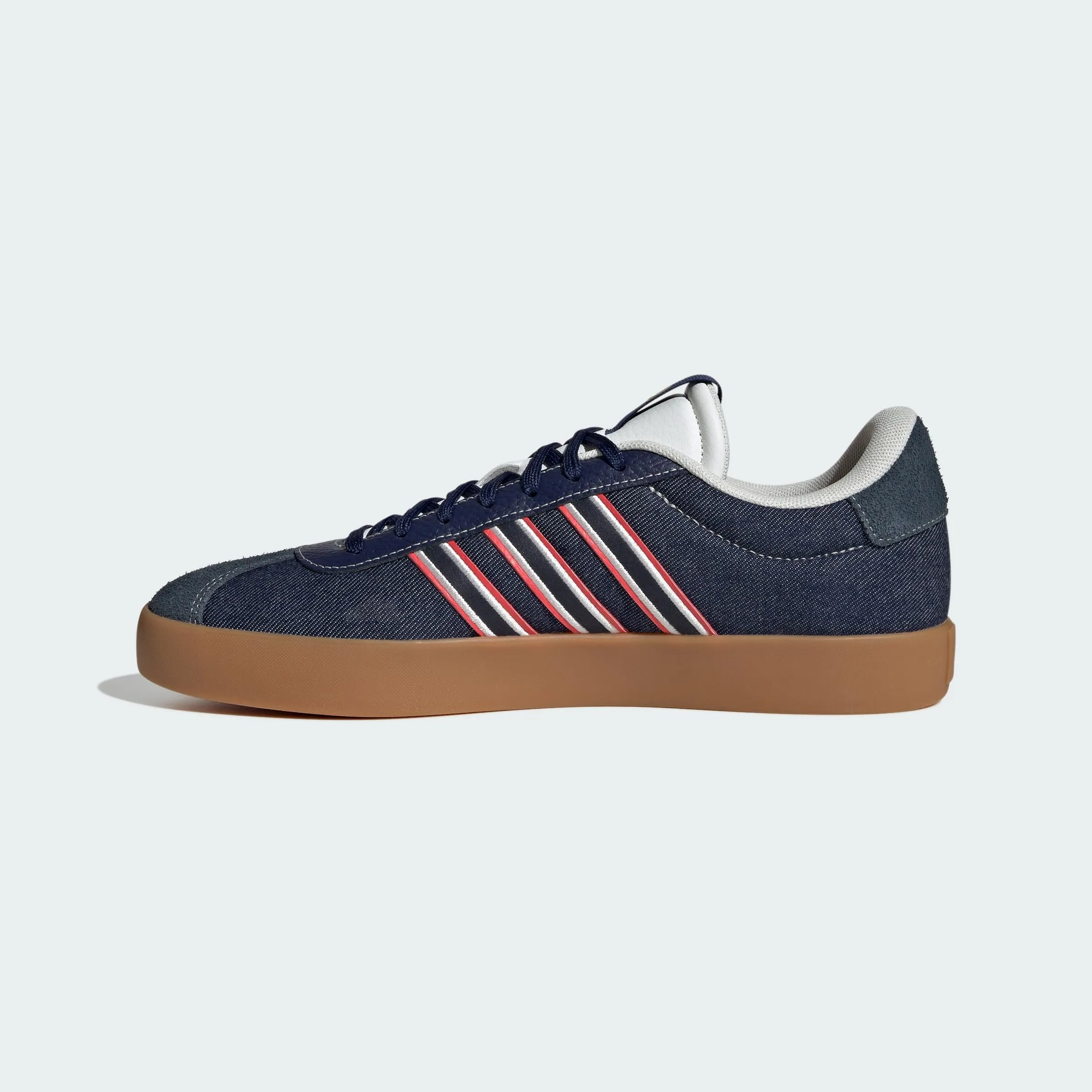 Adidas VL Court 3.0 Shoes, Dark Blue/Aurora Ink/Core White, 45 1/3 EU - immagine 4