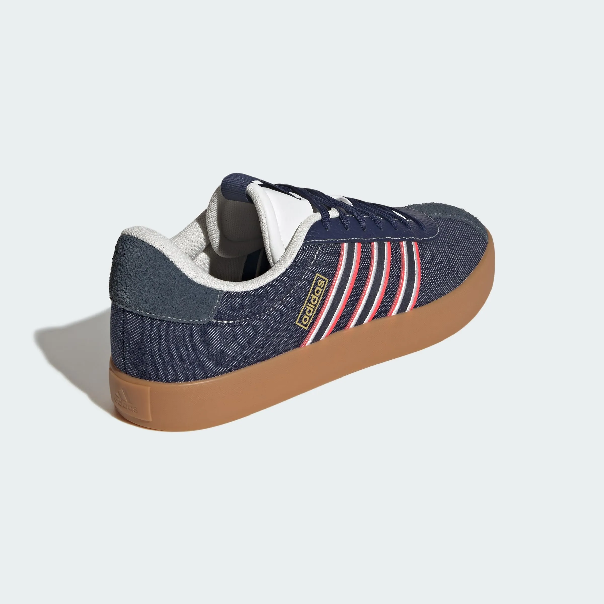 Adidas VL Court 3.0 Shoes, Dark Blue/Aurora Ink/Core White, 45 1/3 EU - immagine 8