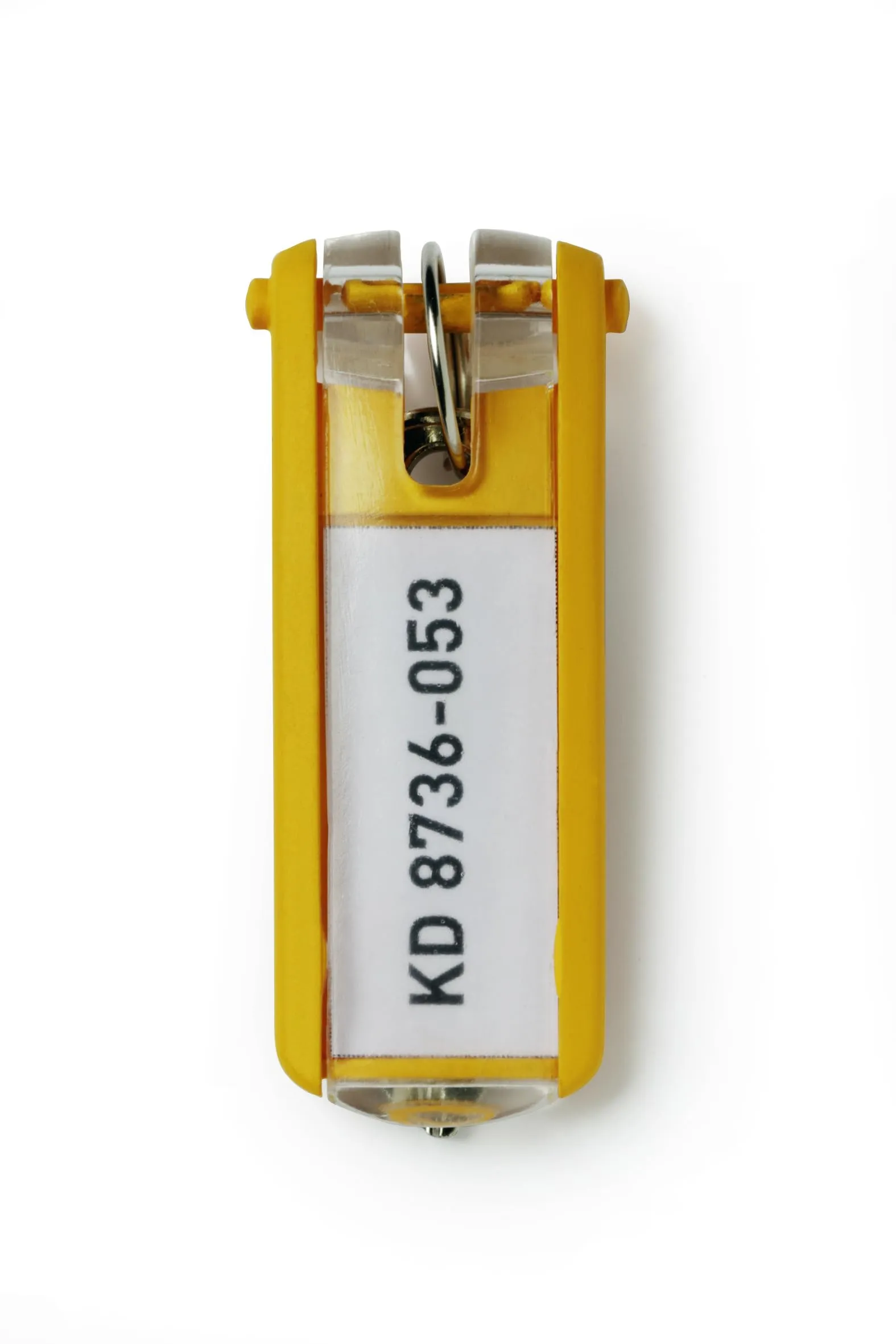 Durable Key Clip Portachiavi con Finestra, 6 pezzi, Giallo, 195704 - immagine 2