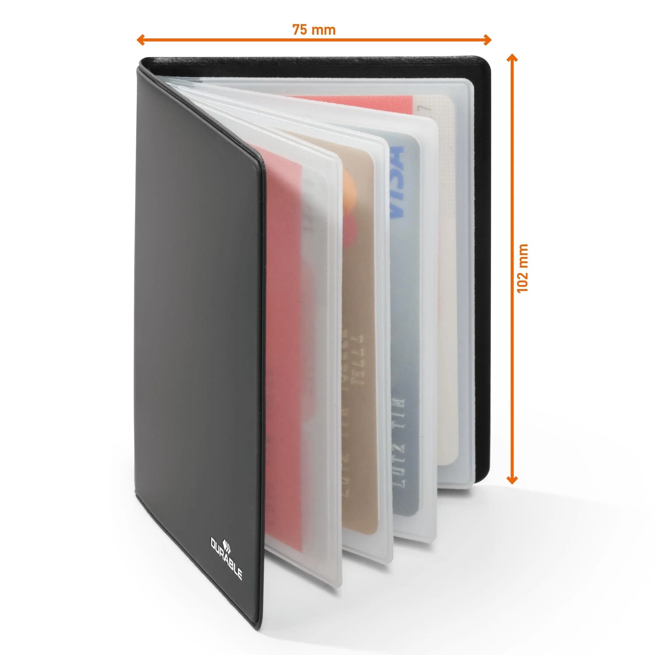 Durable Porta carte di credito RFID Secure, 8 tessere, Carbone, 230958 - immagine 4