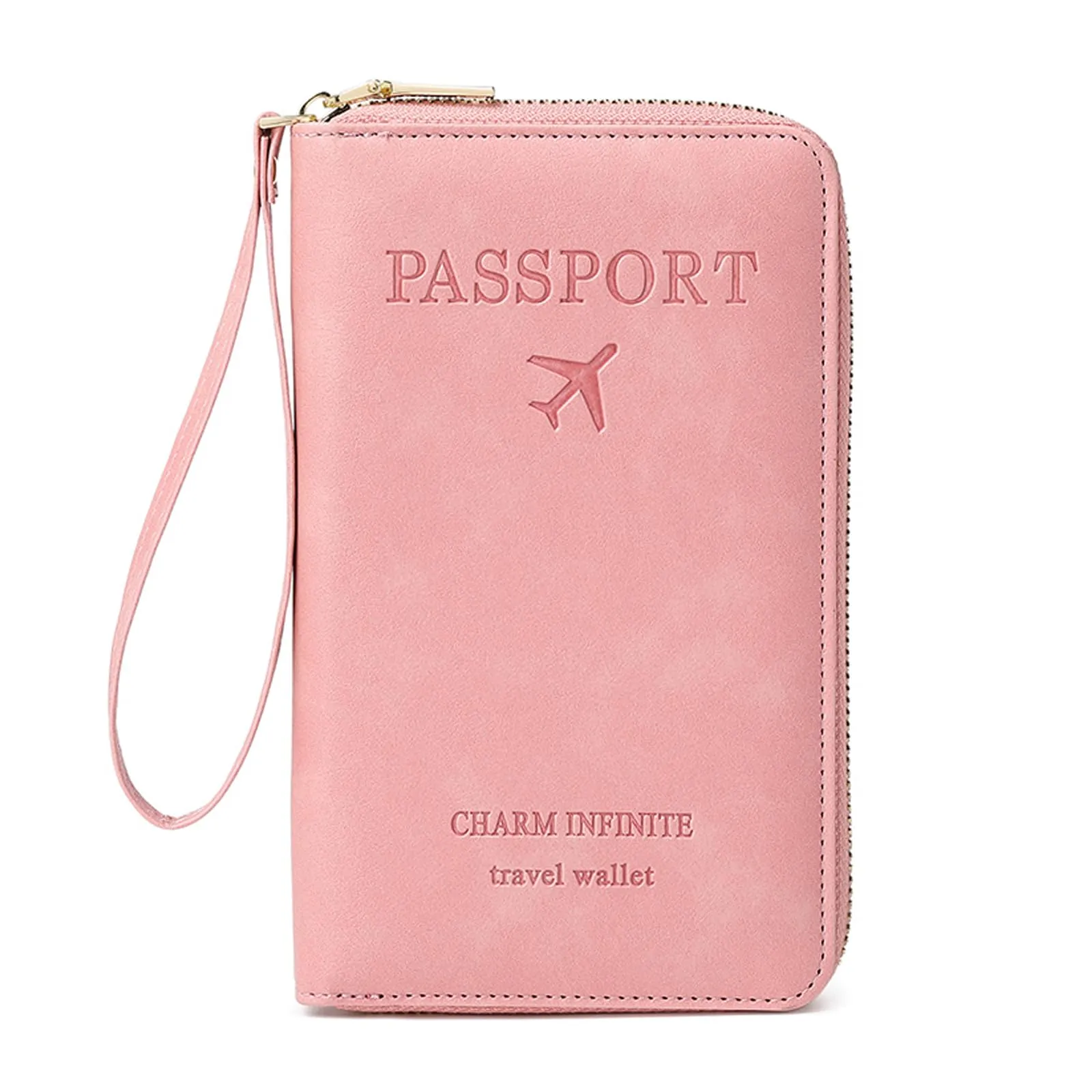 Toctax Custodia per Passaporto in Pelle RFID, Rosa B., 19 x 11.5 x 2 cm - immagine 1