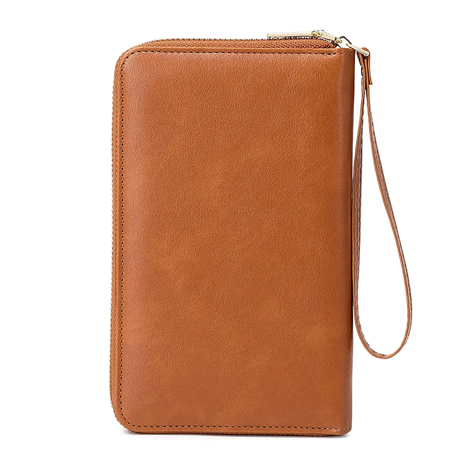 Toctax Custodia per passaporto in pelle con protezione RFID, Marrone B, 19 x 11.5 x 2 cm - immagine 2