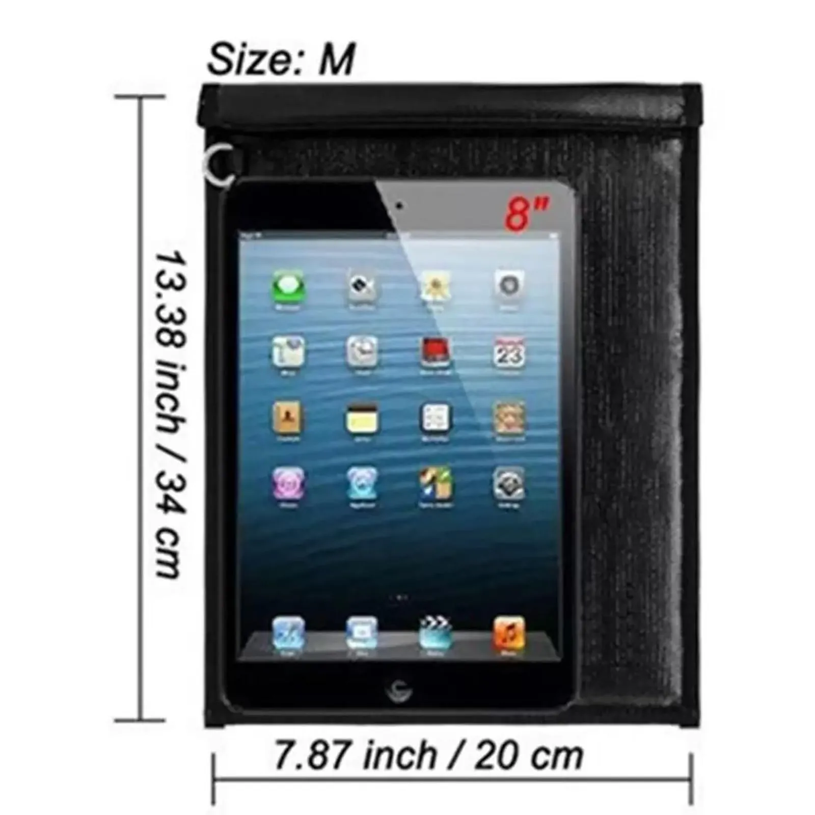 ELLENNE Borsa Faraday Schermata RFID, GPS, WiFi, 5G, Ignifuga, Medium (27 x 20 cm) - immagine 2