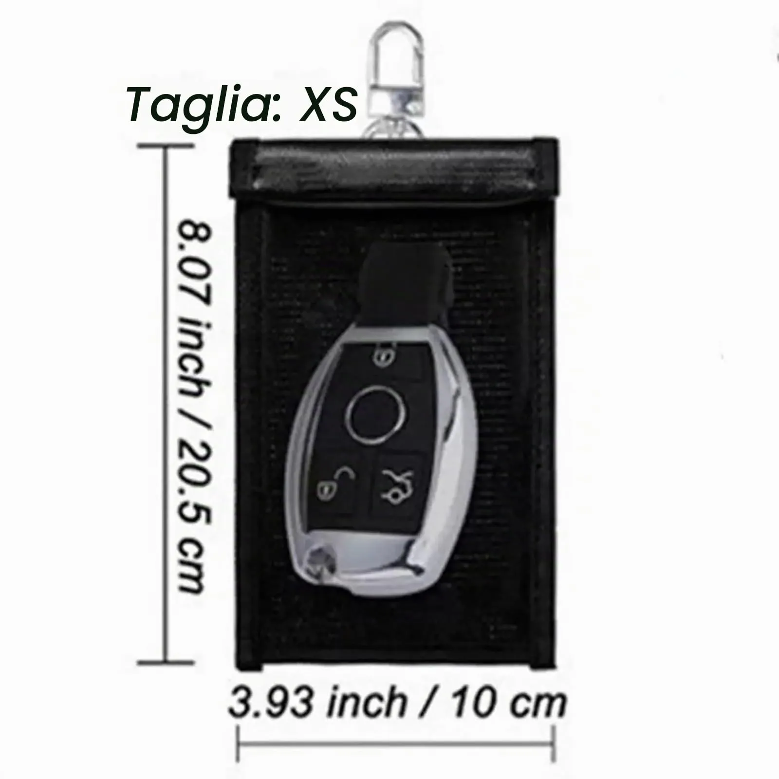 ELLENNE Borsa Faraday Schermata RFID, GPS, WiFi, 5G Ignifuga - Extra Large (43 x 38 cm) - immagine 2